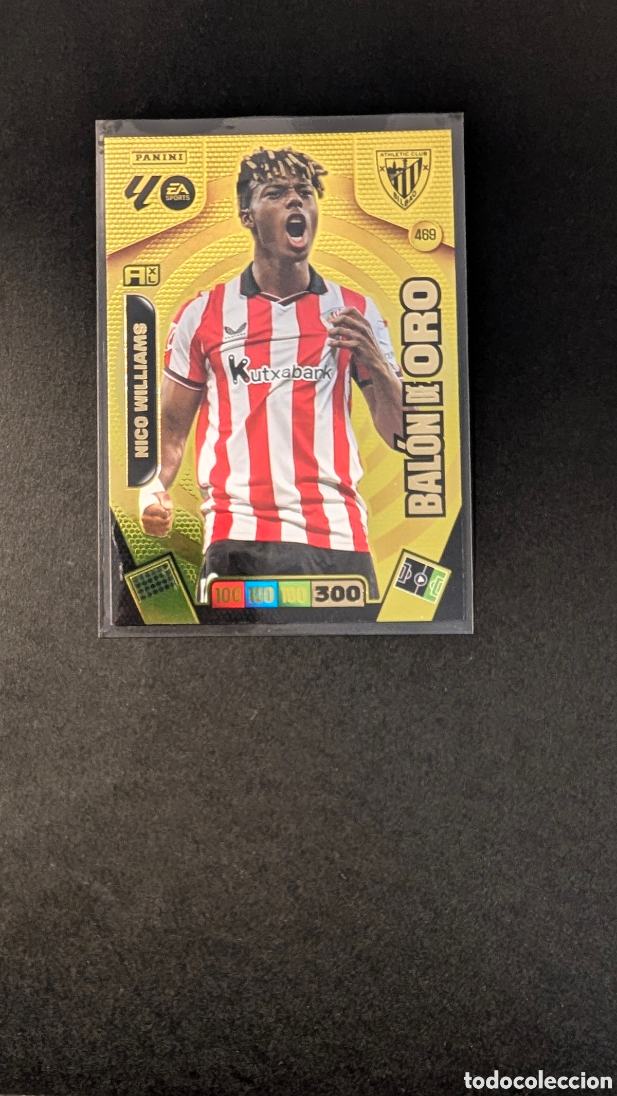 Cromos de F&uacute;tbol: NICO WILLIAMS BILBAO 469 BALON DE ORO ADRENALYN XL LIGA 2025/2026 25 26 PANINI