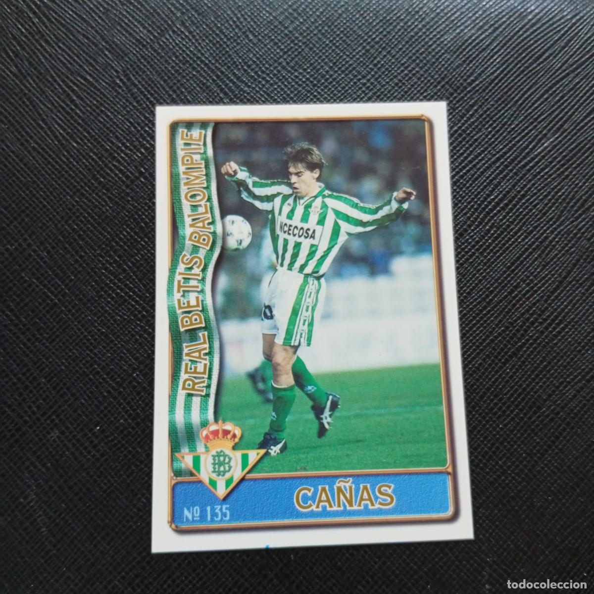 Cromos de F&uacute;tbol: 135 CA&Ntilde;AS REAL BETIS MUNDICROMO 1996 1997 CROMO FUTBOL LIGA 96 97 - A207 PG175