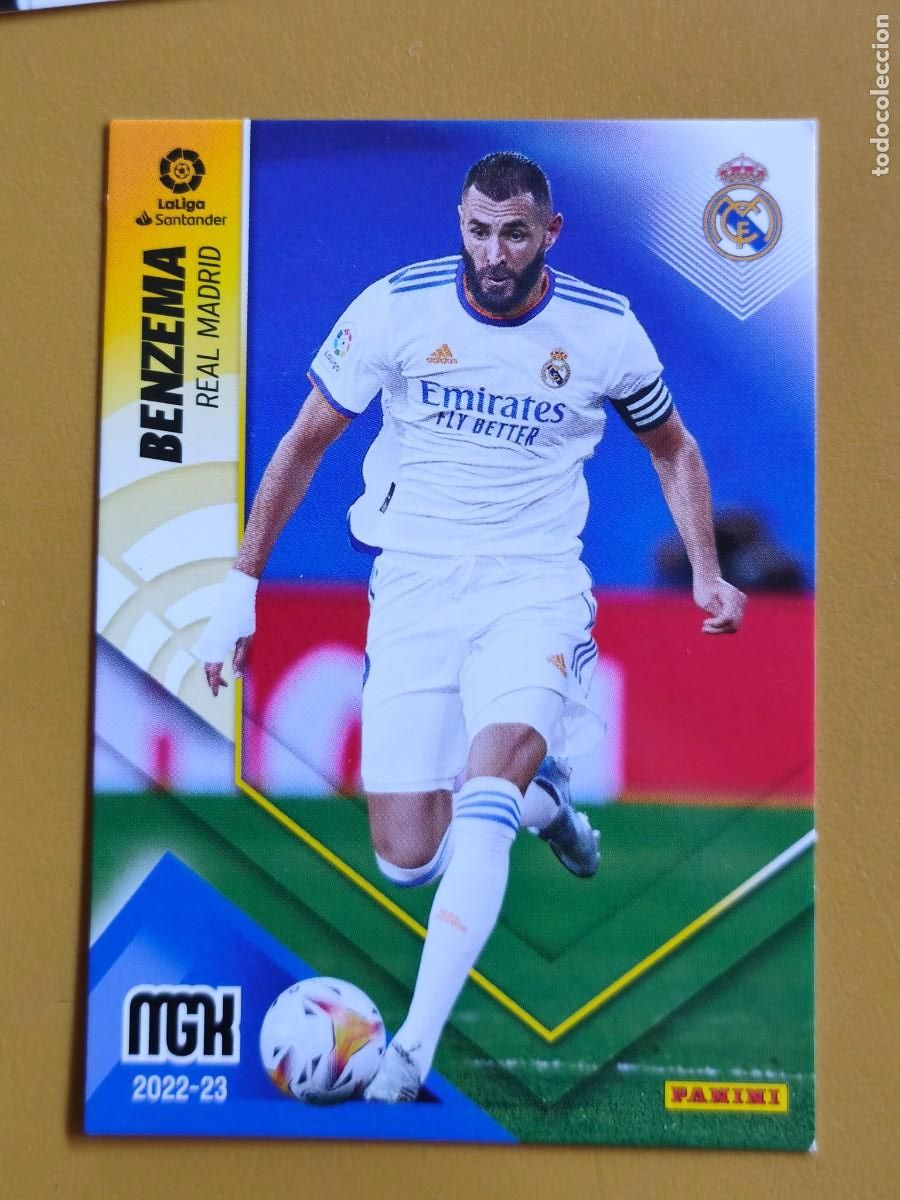 Cromos de F&uacute;tbol: benzema, 2022 23 real madrid