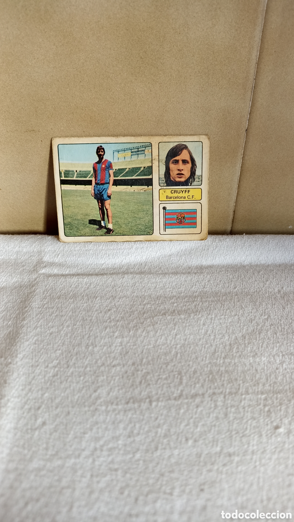 Cromos de F&uacute;tbol: Cromo Cruyff. Campeonato Liga 1973- 74