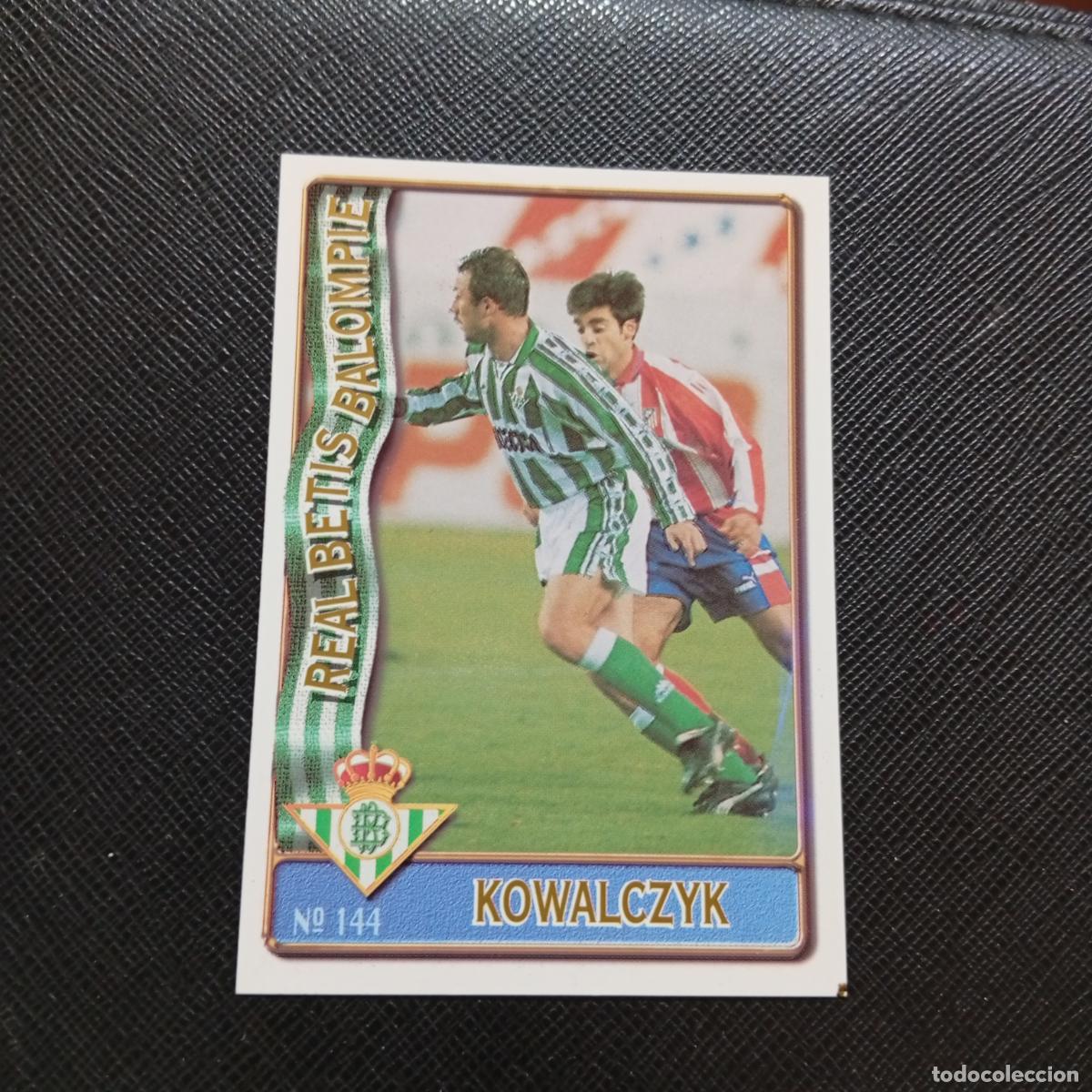 Cromos de F&uacute;tbol: 144 KOWALCZYK REAL BETIS MUNDICROMO 1996 1997 CROMO FUTBOL LIGA 96 97 - A207 PG181
