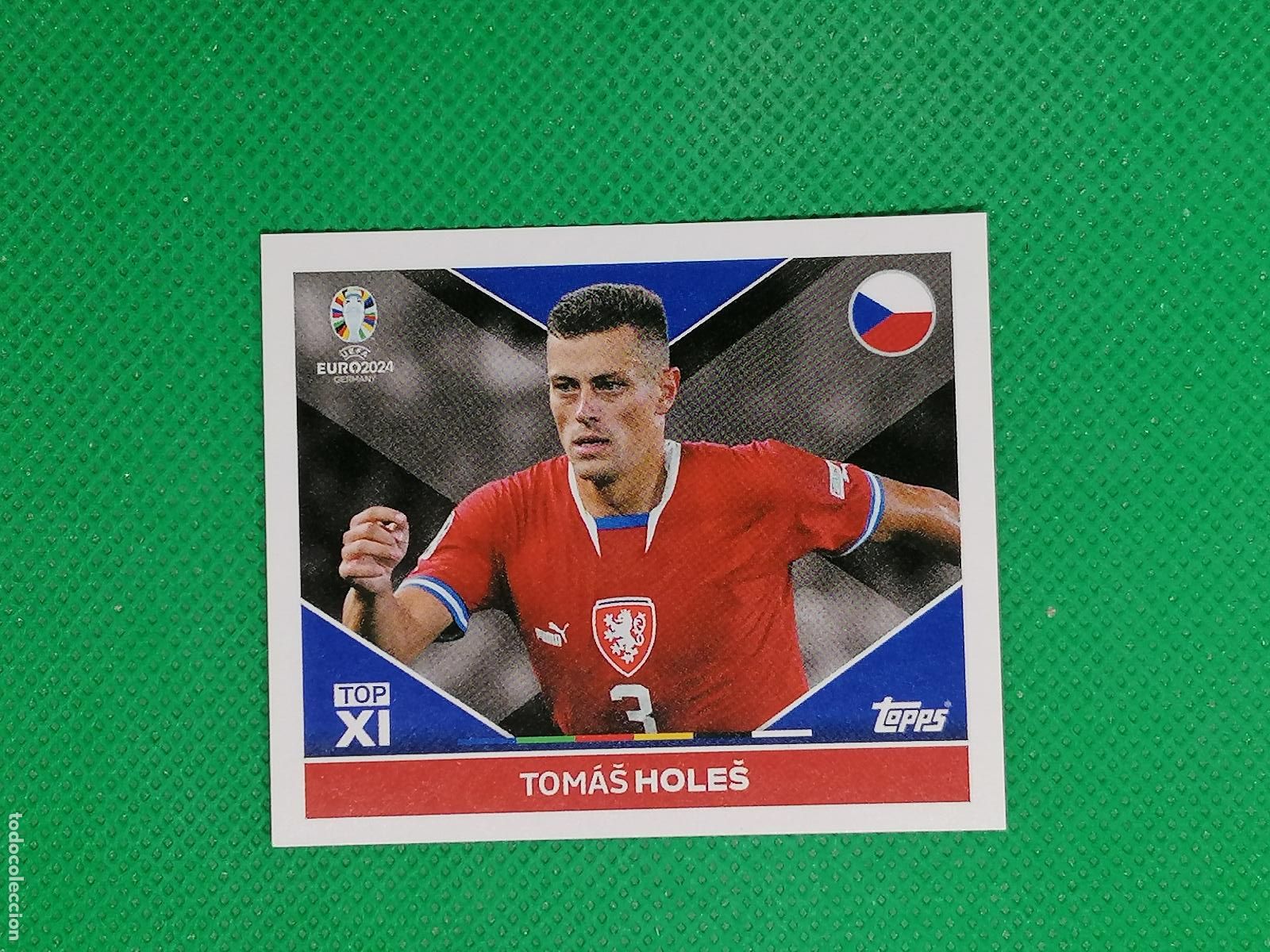 Cromos de F&uacute;tbol: CZE TOP1 TOMAS HOLES REPUBLICA CHECA ⚽ TOPPS EURO 2024 24 GERMANY STICKERS ⚽
