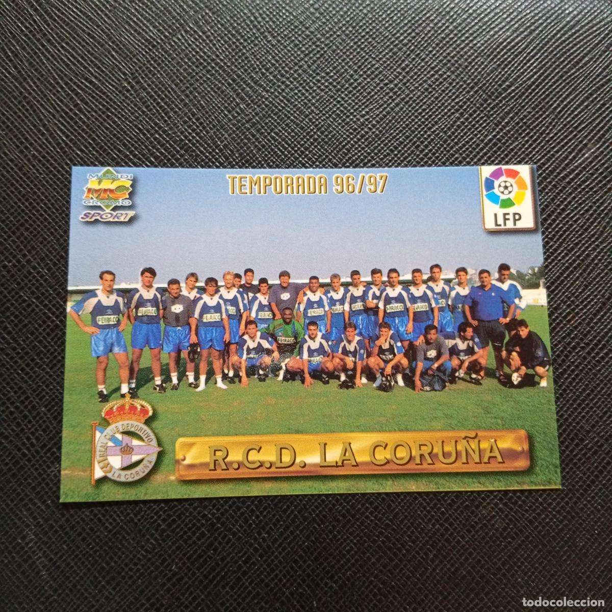 Cromos de F&uacute;tbol: 145 PLANTILLA DEPORTIVO MUNDICROMO 1996 1997 CROMO FUTBOL LIGA 96 97 - A207 PG181