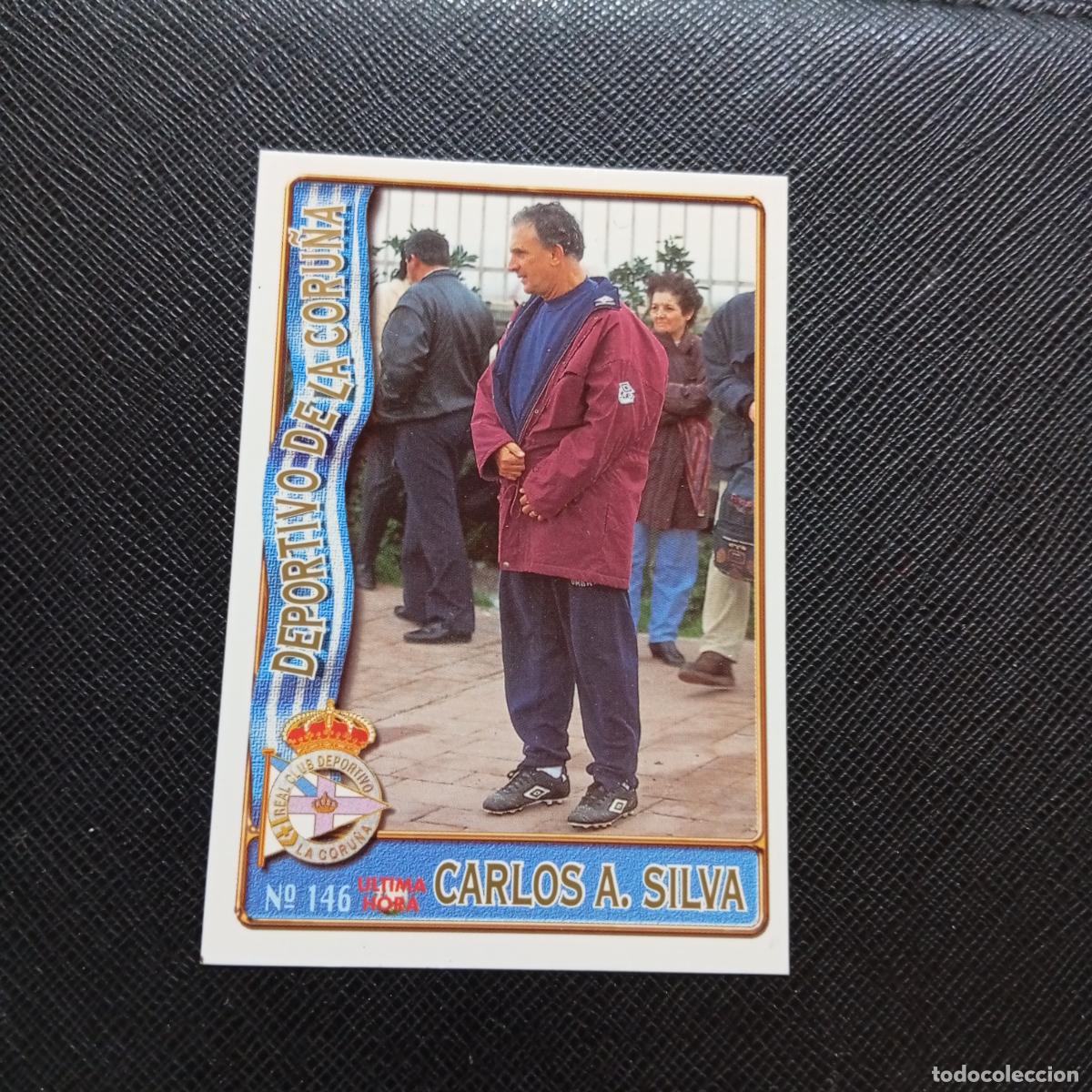 Cromos de F&uacute;tbol: 146 CARLOS A SILVA DEPORTIVO MUNDICROMO 1996 1997 CROMO FUTBOL LIGA 96 97 - A207 PG181 ULTIMA HORA