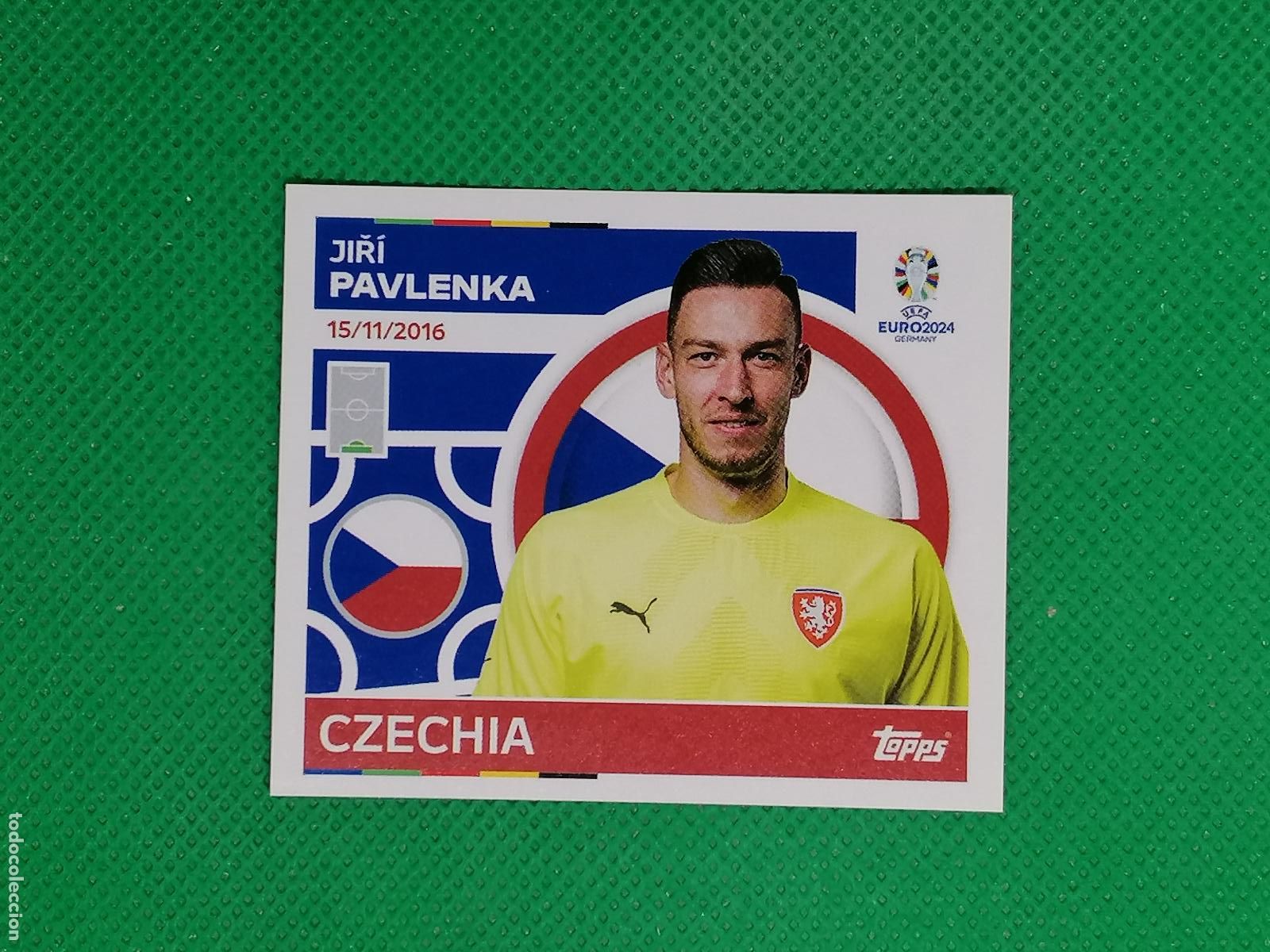 Cromos de F&uacute;tbol: CZE 4 CZE4 JIRI PAVLENKA REPUBLICA CHECA ⚽ TOPPS EURO 2024 24 GERMANY STICKERS ⚽