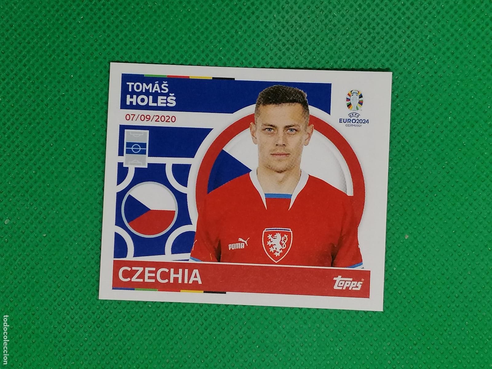 Cromos de Futebol: CZE 10 CZE10 TOMAS HOLES REPUBLICA CHECA ⚽ TOPPS EURO 2024 24 GERMANY STICKERS ⚽
