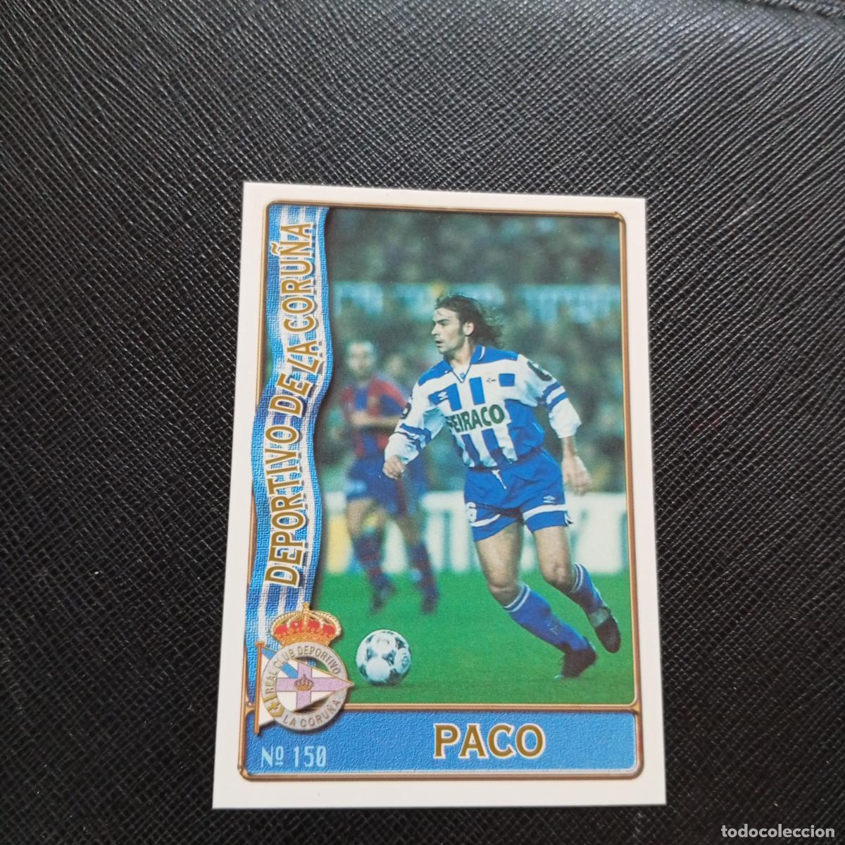 Cromos de F&uacute;tbol: 150 PACO DEPORTIVO MUNDICROMO 1996 1997 CROMO FUTBOL LIGA 96 97 - A207 PG187