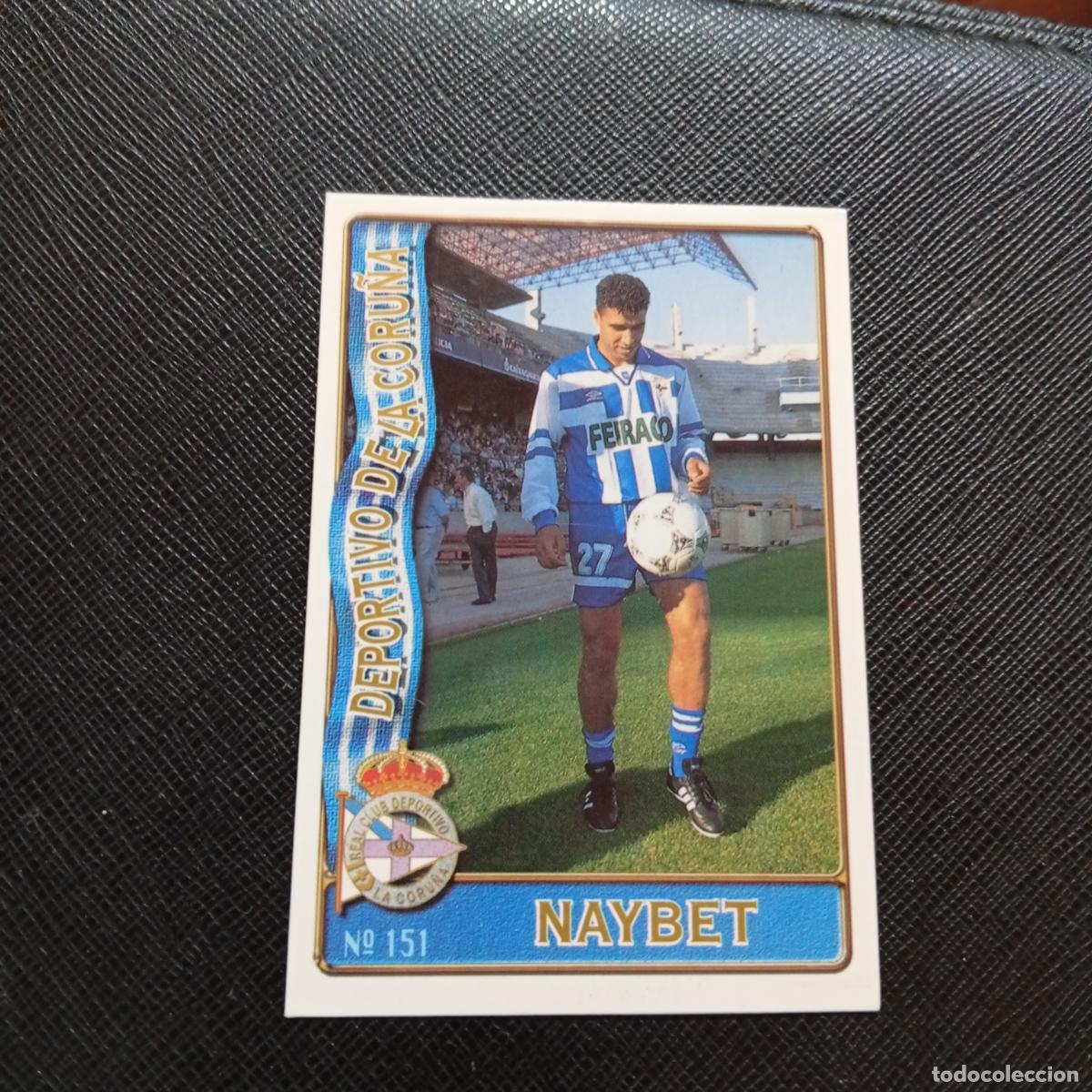 Cromos de F&uacute;tbol: 151 NAYBET DEPORTIVO MUNDICROMO 1996 1997 CROMO FUTBOL LIGA 96 97 - A207 PG187