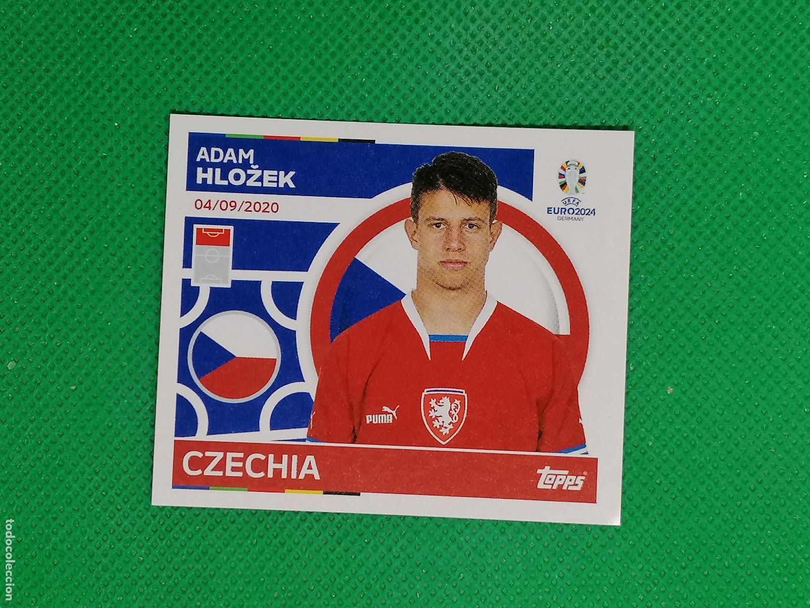 Cromos de F&uacute;tbol: CZE 16 CZE16 ADAM HLOZEK REPUBLICA CHECA ⚽ TOPPS EURO 2024 24 GERMANY STICKERS ⚽