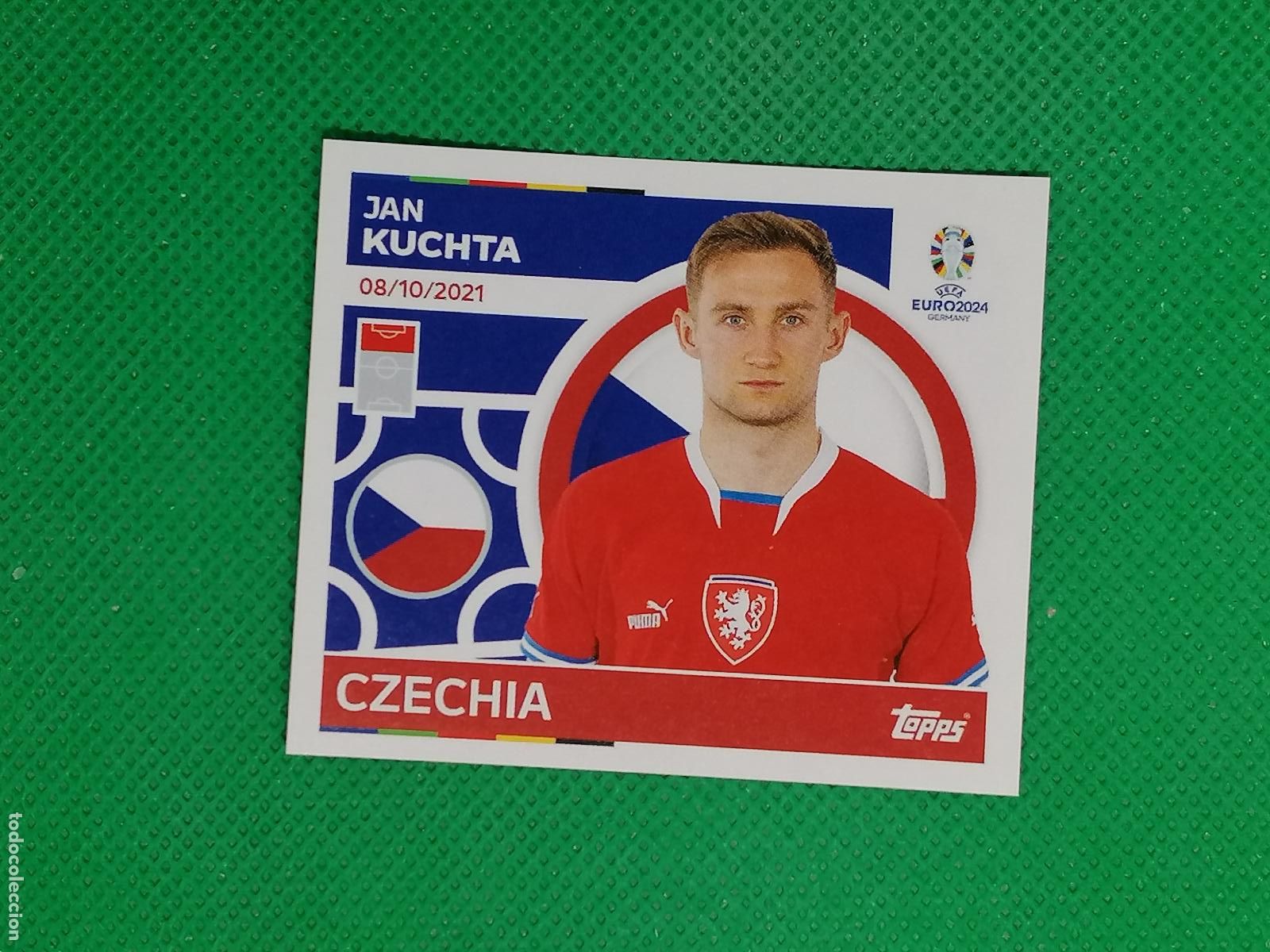 Cromos de F&uacute;tbol: CZE 18 CZE18 JAN KUCHTA REPUBLICA CHECA ⚽ TOPPS EURO 2024 24 GERMANY STICKERS ⚽