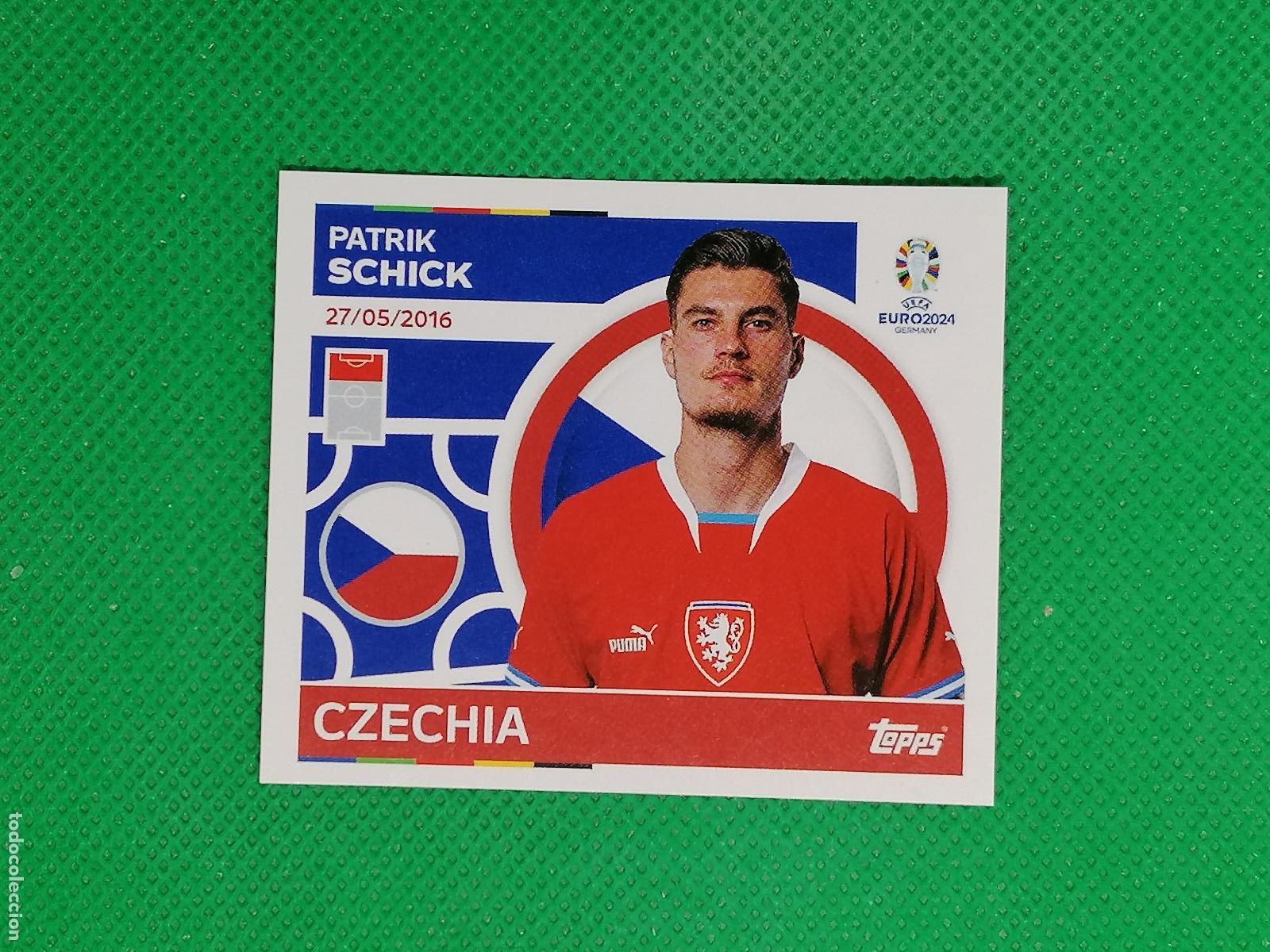Cromos de F&uacute;tbol: CZE 19 CZE19 PATRICK SCHICK REPUBLICA CHECA ⚽ TOPPS EURO 2024 24 GERMANY STICKERS ⚽
