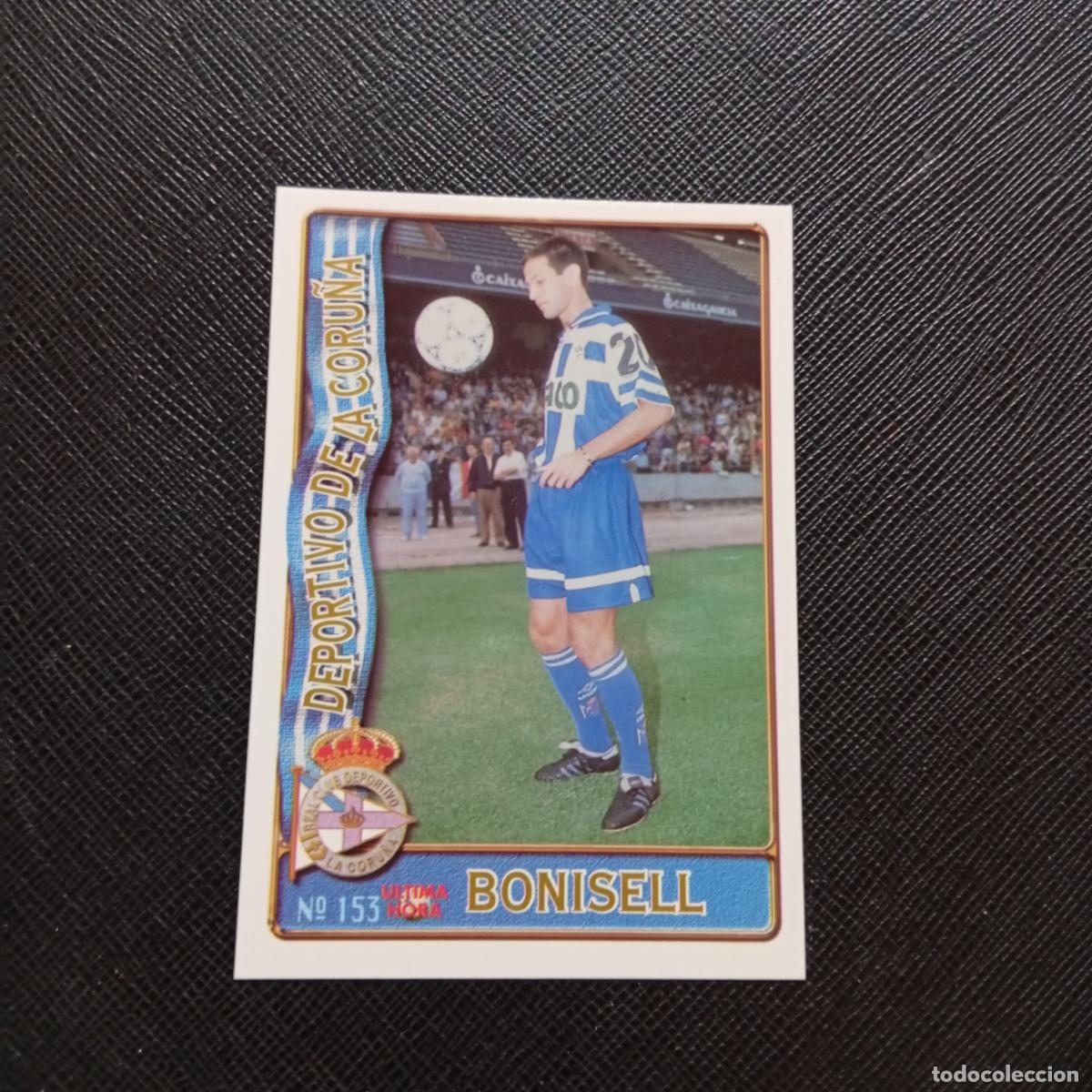 Cromos de F&uacute;tbol: 153 BONISELL DEPORTIVO MUNDICROMO 1996 1997 CROMO FUTBOL LIGA 96 97 - A207 PG193 ULTIMA HORA