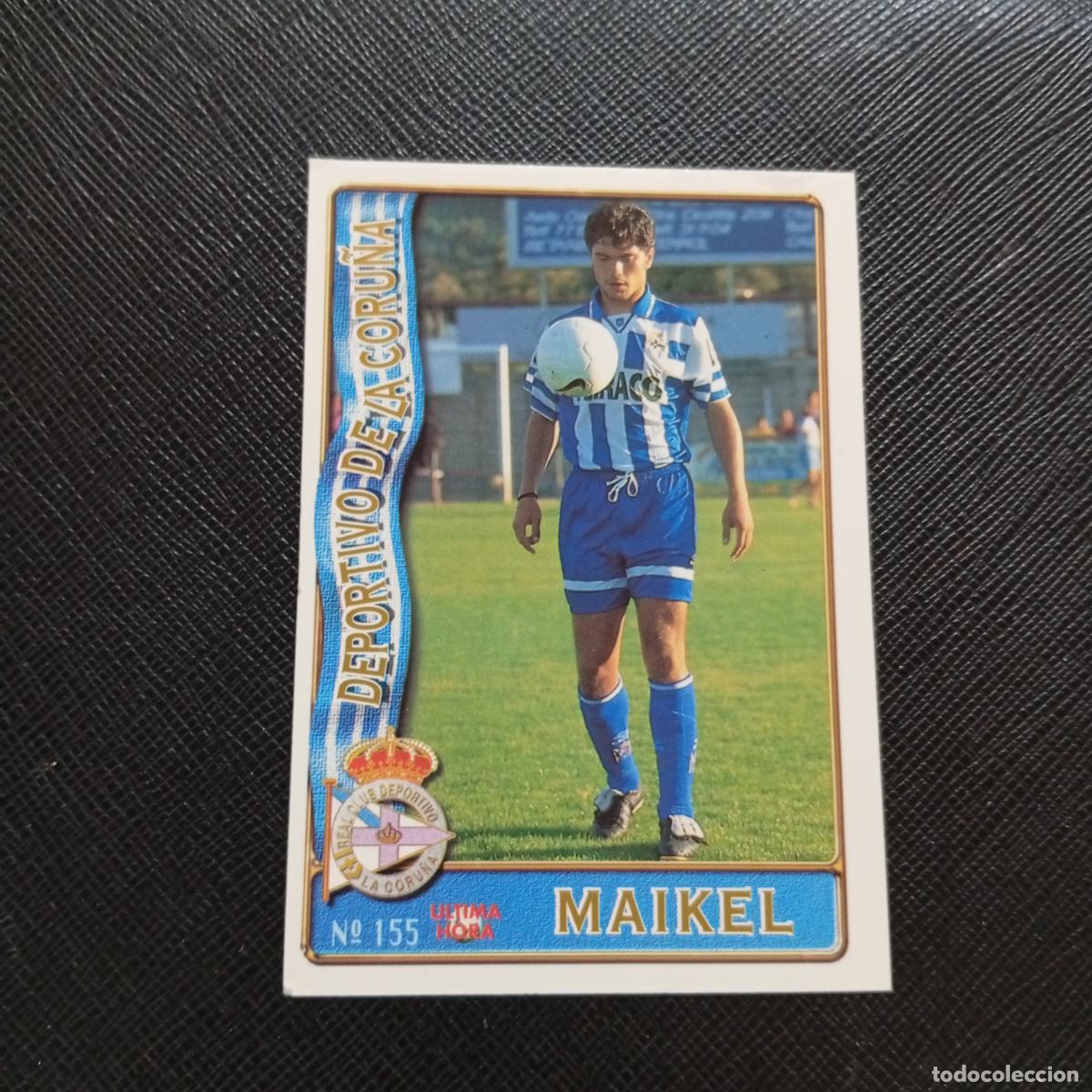 Cromos de F&uacute;tbol: 155 MAIKEL DEPORTIVO MUNDICROMO 1996 1997 CROMO FUTBOL LIGA 96 97 - A207 PG193 ULTIMA HORA