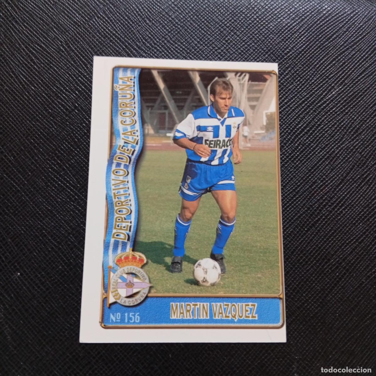 Figurine di Calcio: 156 MARTIN VAZQUEZ DEPORTIVO MUNDICROMO 1996 1997 CROMO FUTBOL LIGA 96 97 - A207 PG193