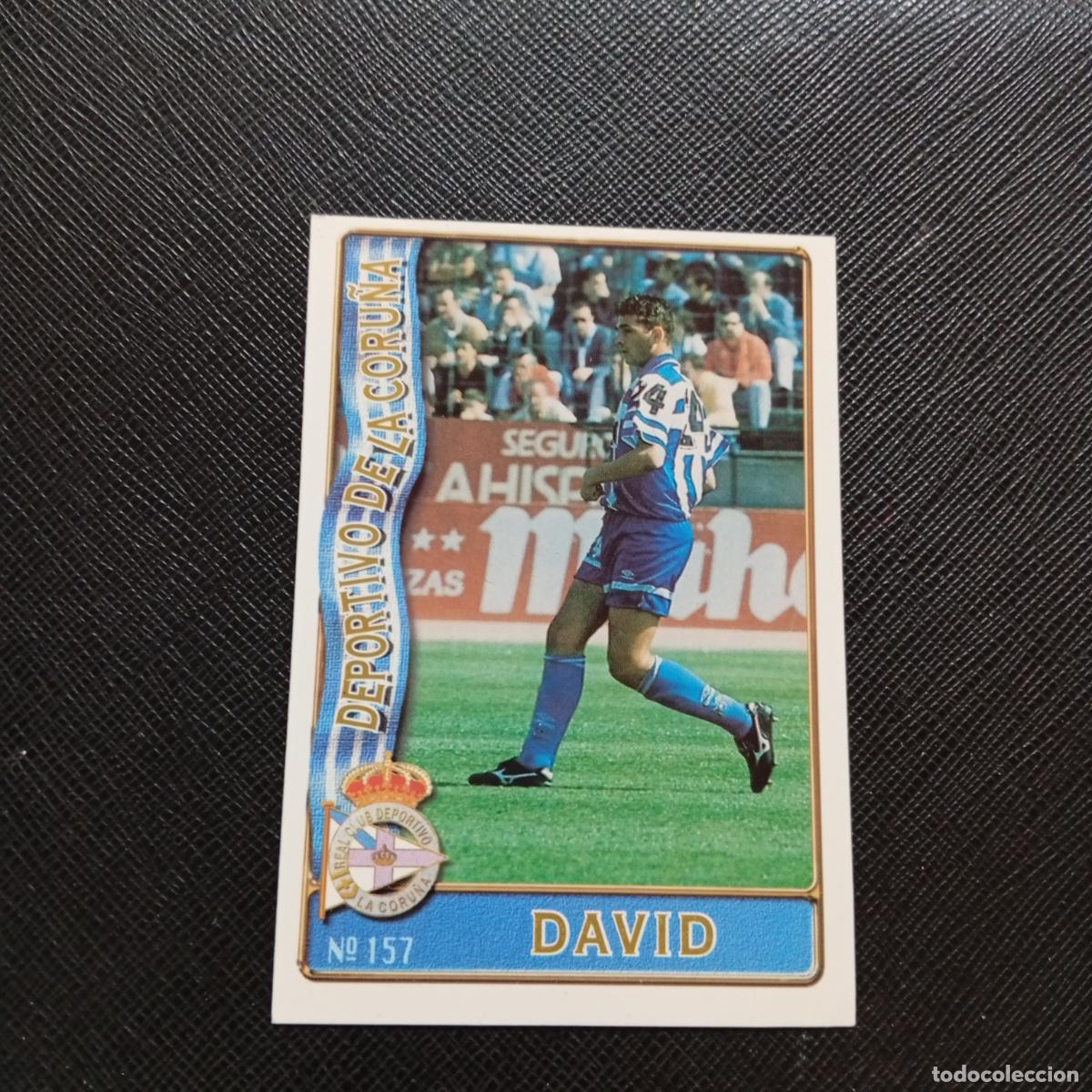 Figurine di Calcio: 157 DAVID DEPORTIVO MUNDICROMO 1996 1997 CROMO FUTBOL LIGA 96 97 - A207 PG193