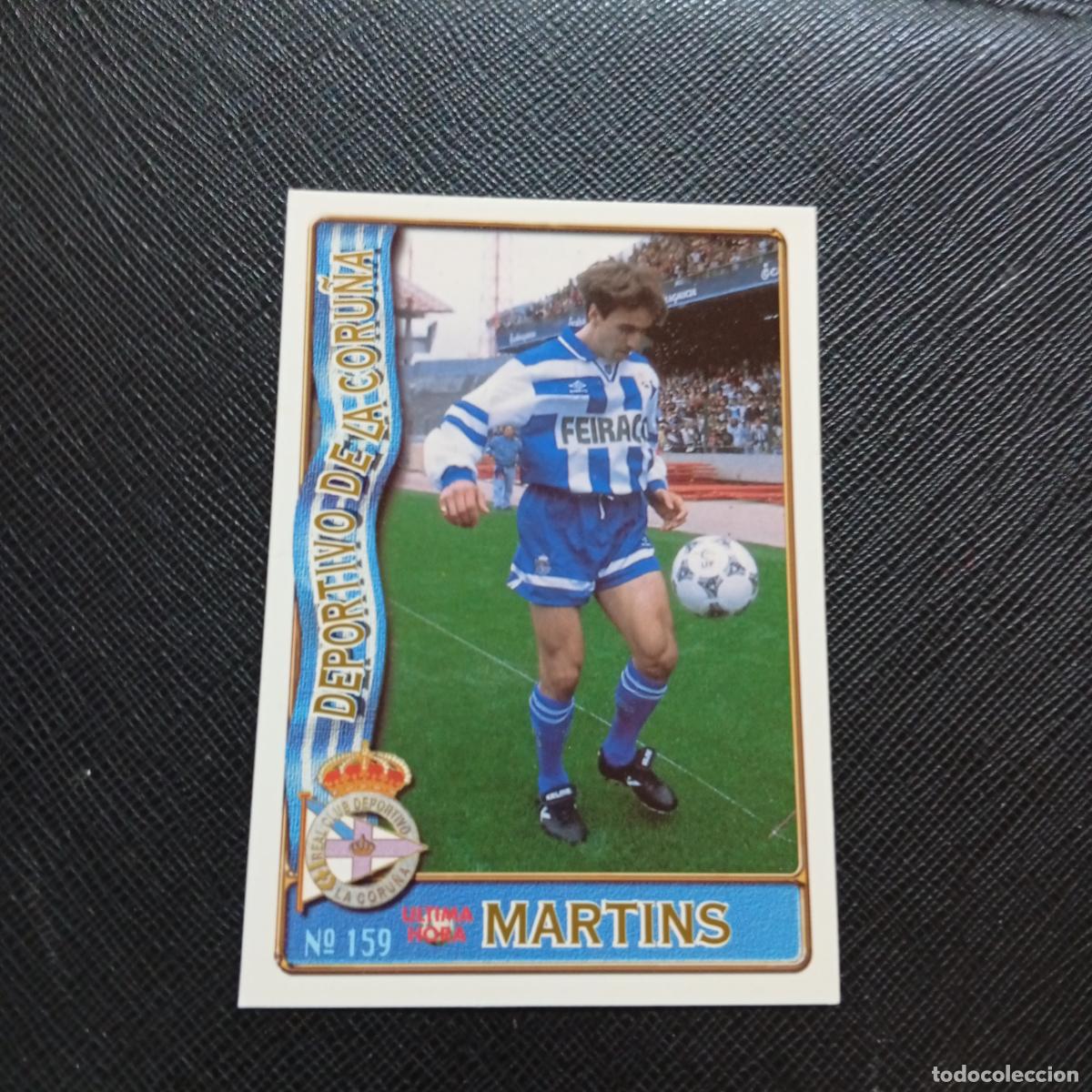 Figurine di Calcio: 159 MARTINS DEPORTIVO MUNDICROMO 1996 1997 CROMO FUTBOL LIGA 96 97 - A207 PG201 ULTIMA HORA