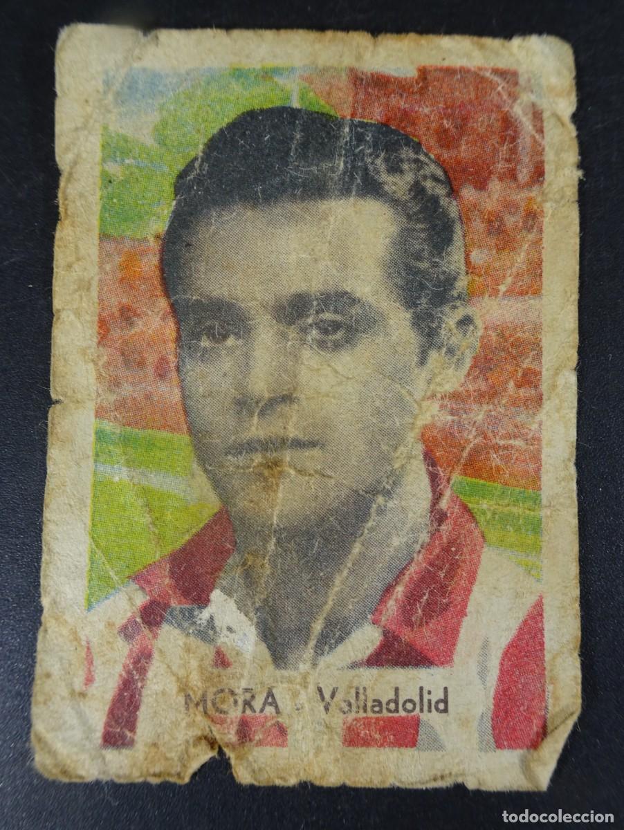 Cromos de F&uacute;tbol: ANTIGUO CROMO F&Uacute;TBOL, MORA ,VALLADOLID, VER FOTOS Y ESTADO