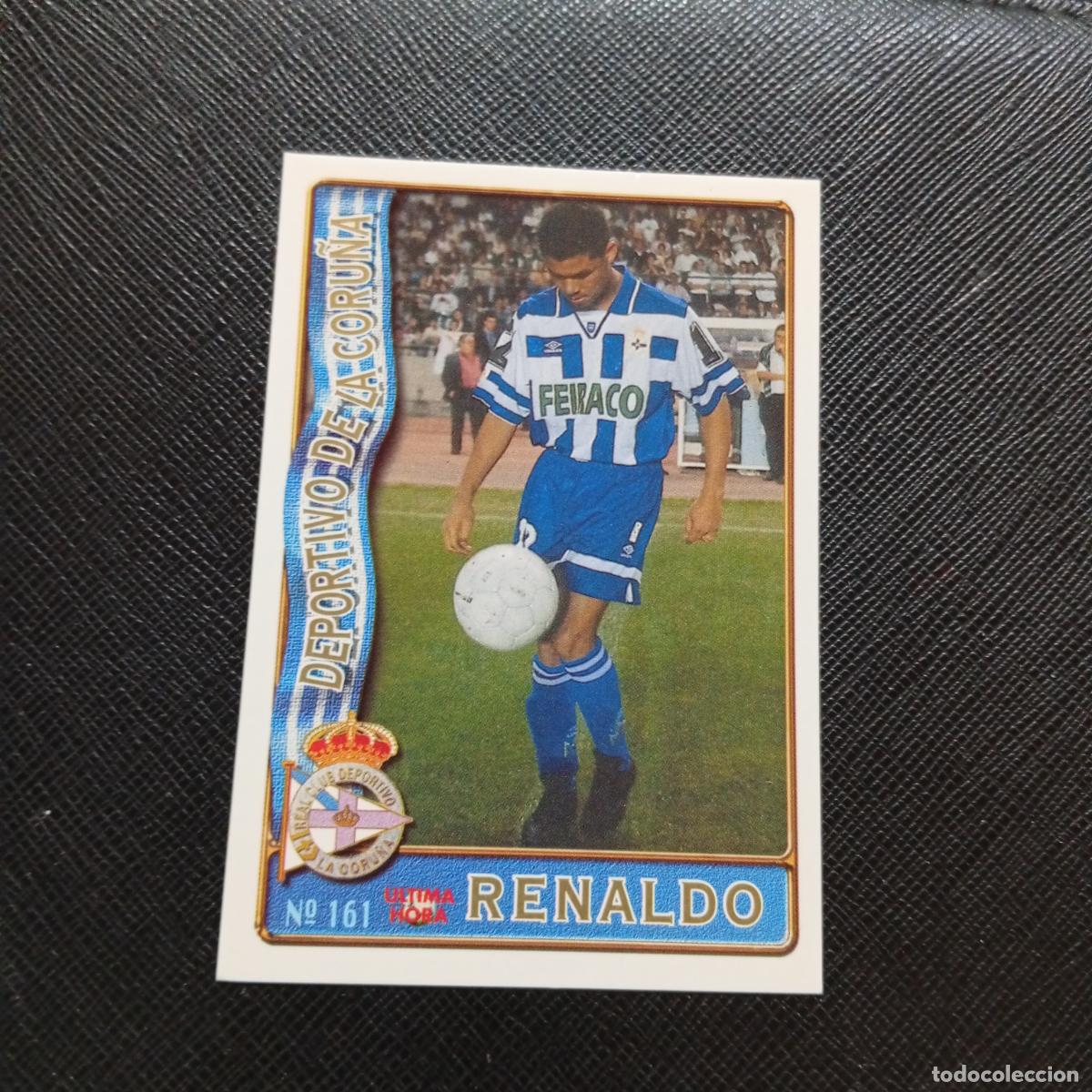Cromos de F&uacute;tbol: 161 RENALDO DEPORTIVO MUNDICROMO 1996 1997 CROMO FUTBOL LIGA 96 97 - A207 PG201 ULTIMA HORA
