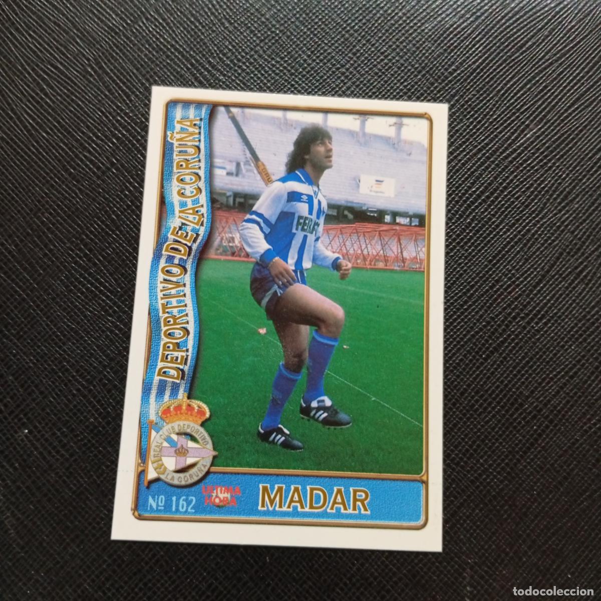 Cromos de F&uacute;tbol: 162 MADAR DEPORTIVO MUNDICROMO 1996 1997 CROMO FUTBOL LIGA 96 97 - A207 PG201 ULTIMA HORA