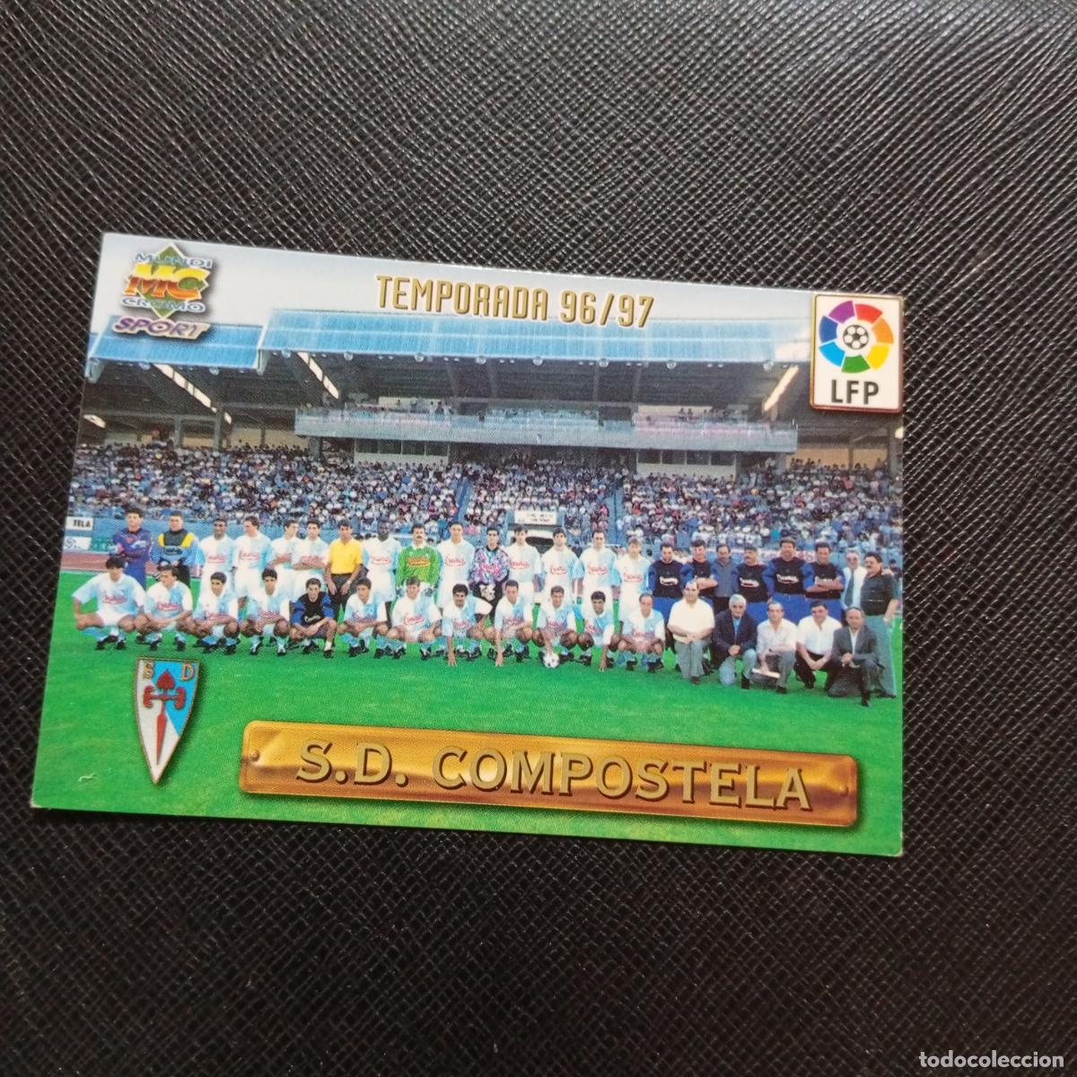 Fu&szlig;ball-Sticker: 163 PLANTILLA COMPOSTELA MUNDICROMO 1996 1997 CROMO FUTBOL LIGA 96 97 - A207 PG201