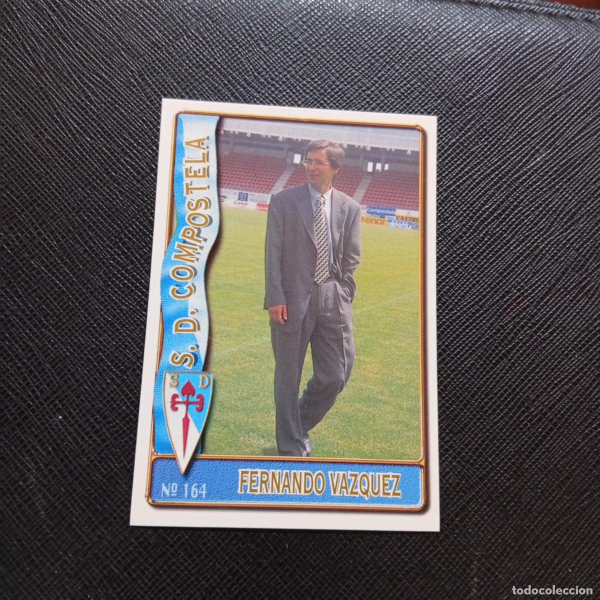 Fu&szlig;ball-Sticker: 164 FERNANDO VAZQUEZ COMPOSTELA MUNDICROMO 1996 1997 CROMO FUTBOL LIGA 96 97 - A207 PG201