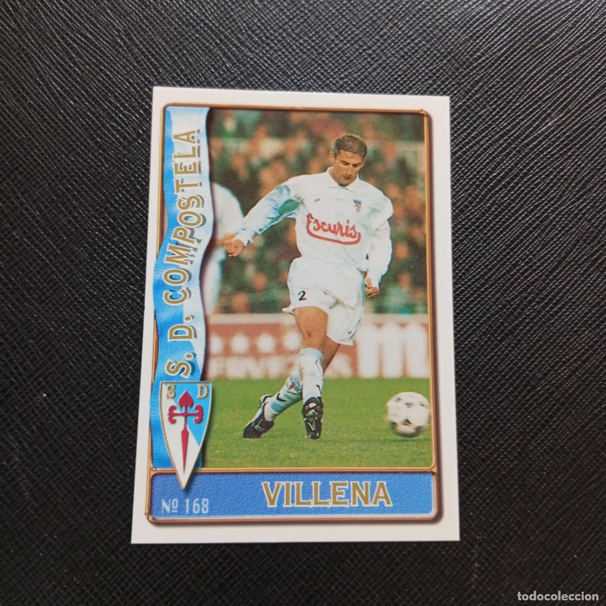 Cromos de F&uacute;tbol: 168 VILLENA COMPOSTELA MUNDICROMO 1996 1997 CROMO FUTBOL LIGA 96 97 - A207 PG209