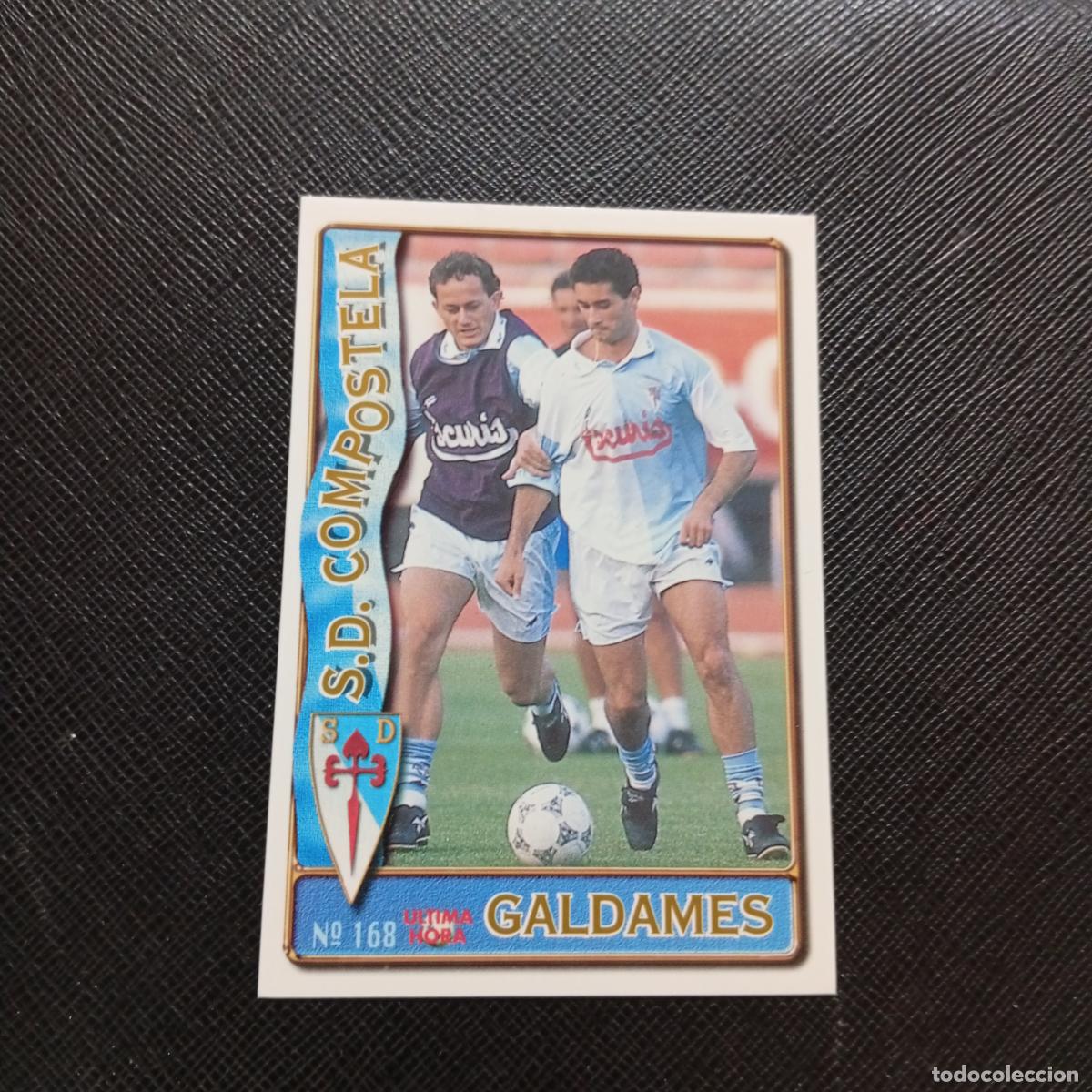 Cromos de F&uacute;tbol: 168 GALDAMES COMPOSTELA MUNDICROMO 1996 1997 CROMO FUTBOL LIGA 96 97 - A207 PG209 ULTIMA HORA