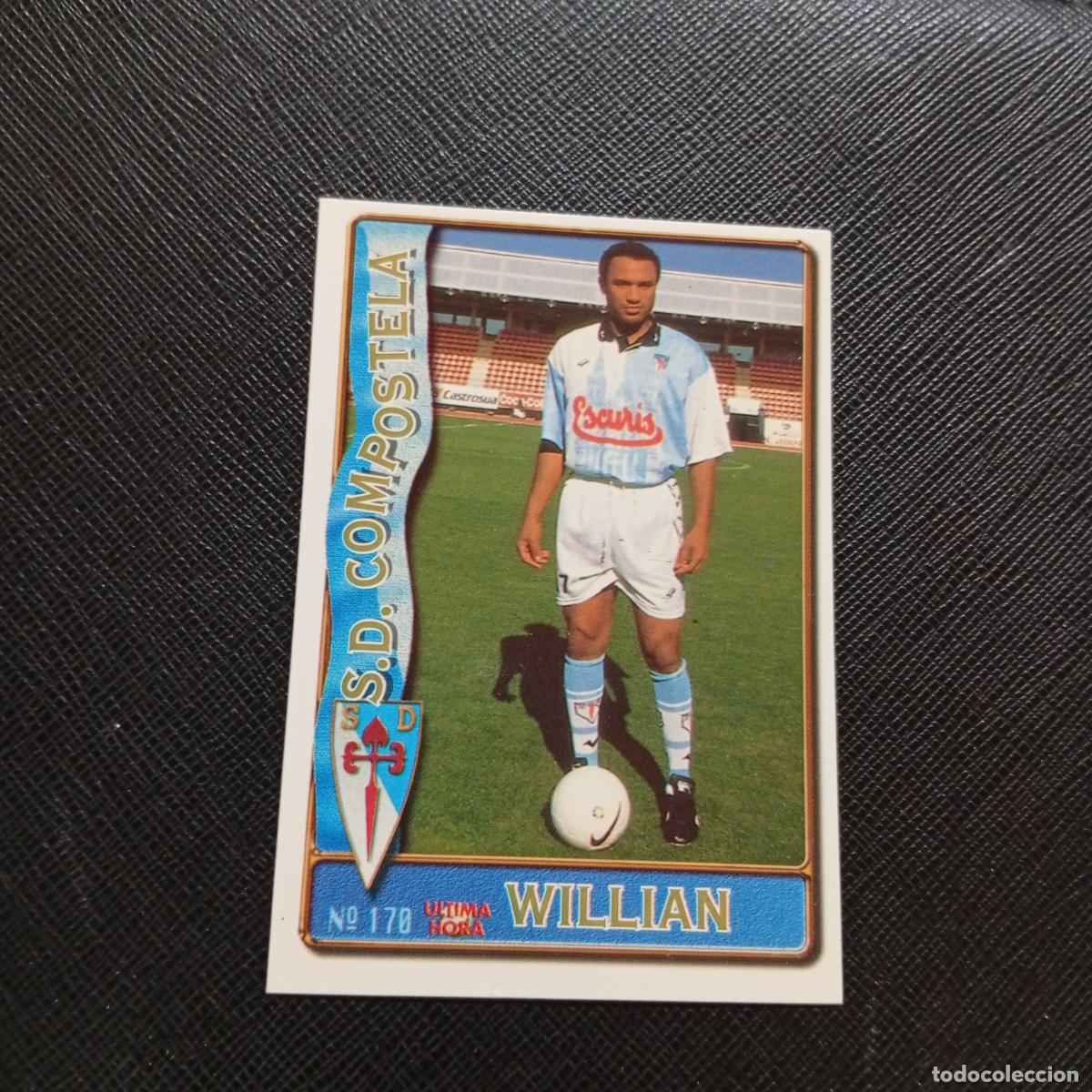 Cromos de F&uacute;tbol: 170 WILLIAN COMPOSTELA MUNDICROMO 1996 1997 CROMO FUTBOL LIGA 96 97 - A207 PG209 ULTIMA HORA