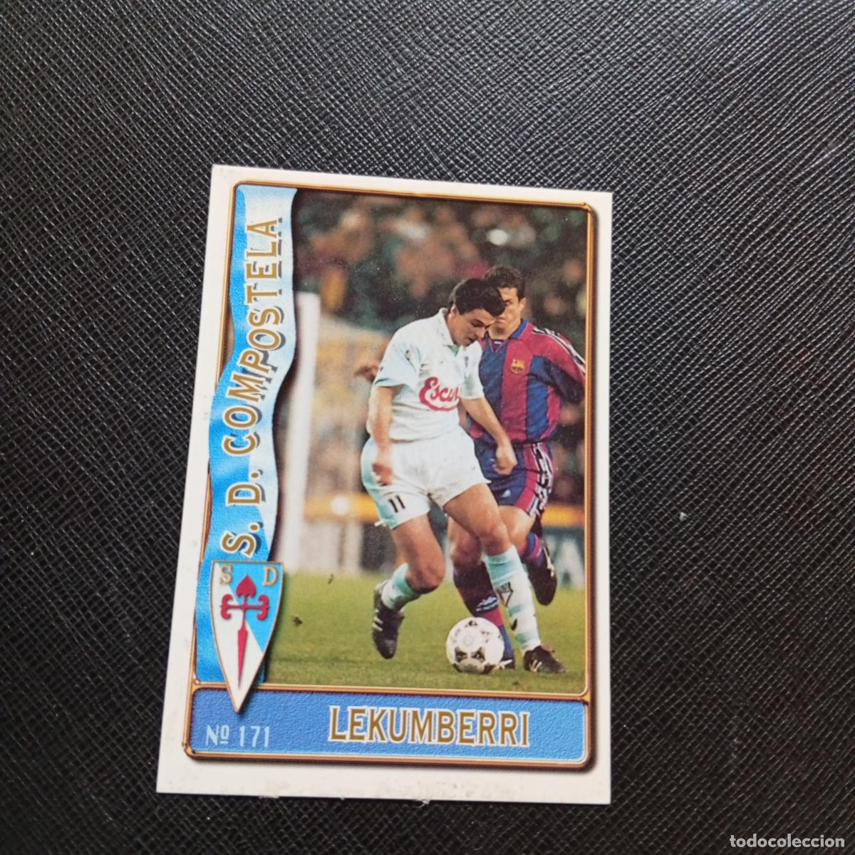 Cromos de F&uacute;tbol: 171 LEKUMBERRI COMPOSTELA MUNDICROMO 1996 1997 CROMO FUTBOL LIGA 96 97 - A207 PG209