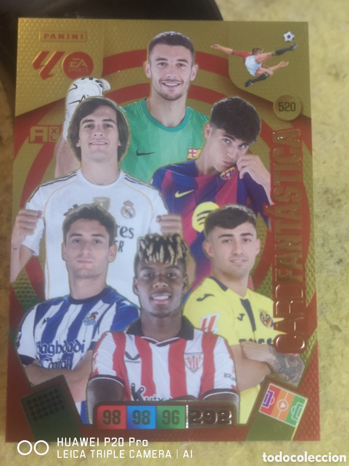 Cromos de F&uacute;tbol: 520 CARD FANT&Aacute;STICA ADRENALYN 2025 2026