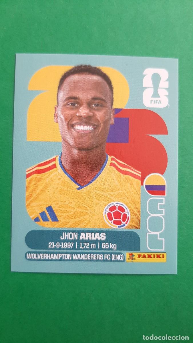 Cromos de F&uacute;tbol: (COL 17 COL17)(COLOMBIA) JHON ARIAS MUNDIAL F&Uacute;TBOL 2026 PANINI