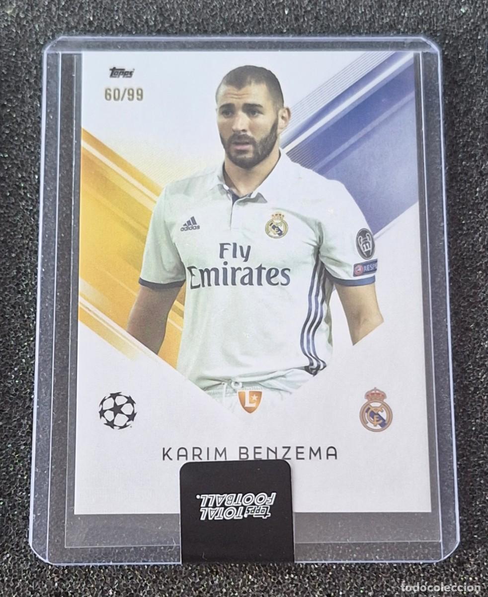 Cromos de F&uacute;tbol: Karim Benzema Real Madrid Topps Total Football 60/99