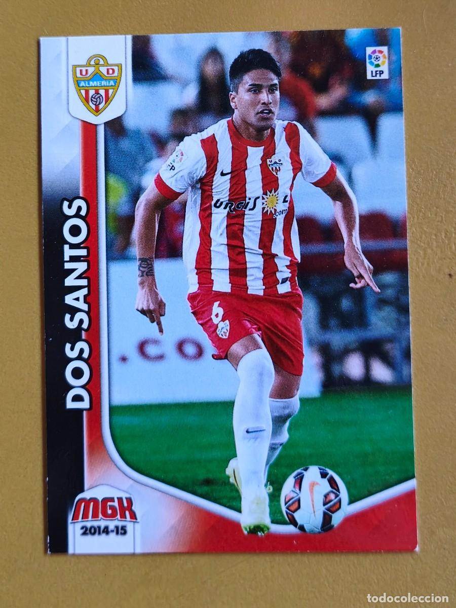Cromos de F&uacute;tbol: dos santos , 2014 15 nueva ficha