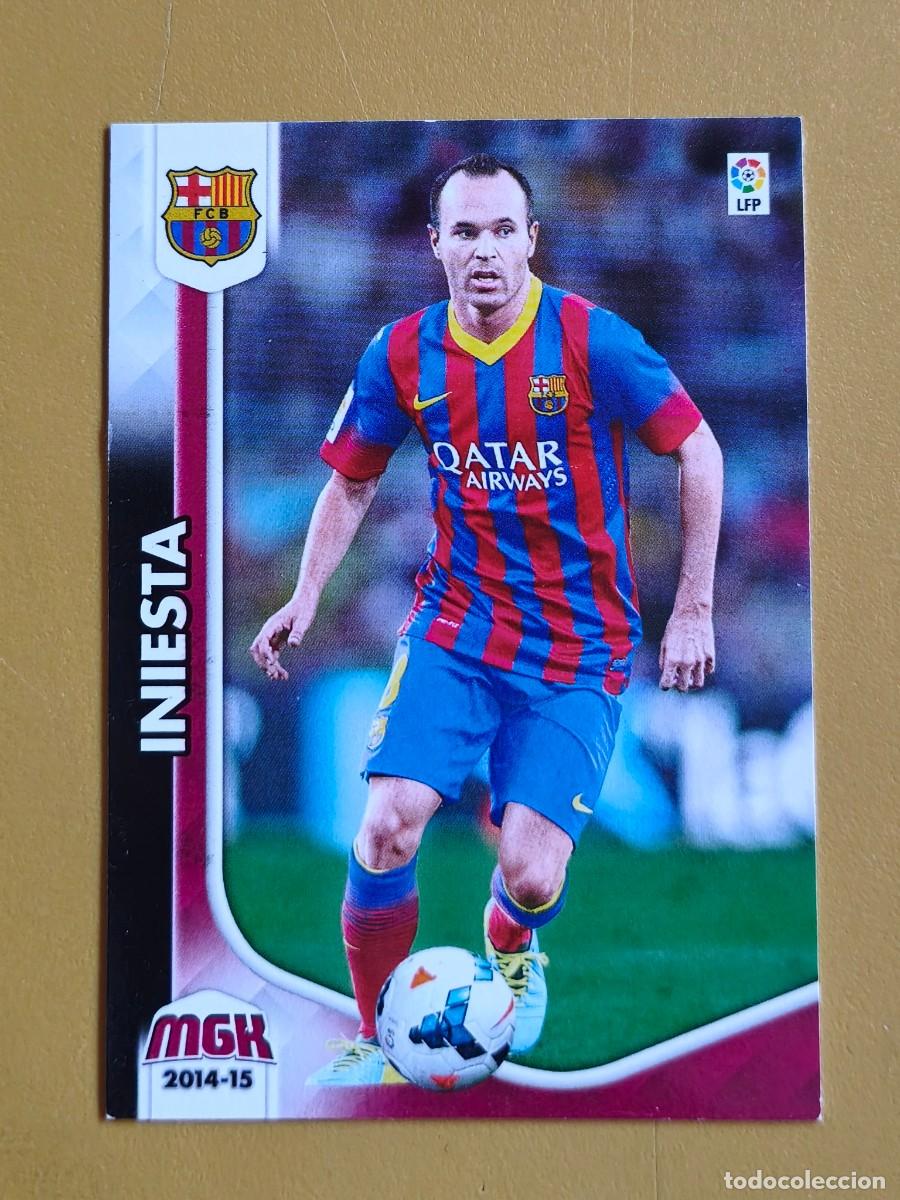 Cromos de F&uacute;tbol: iniesta, 2014 15 megacracks barcelona