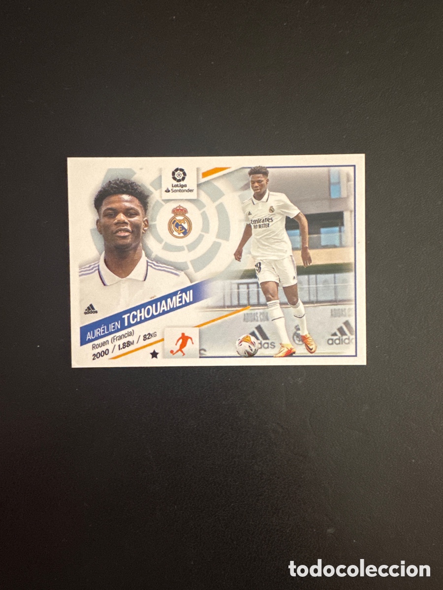 Cromos de F&uacute;tbol: TCHOUAMENI &Uacute;LTIMOS FICHAJES NUMERO 1 LIGA ESTE 2022 2023
