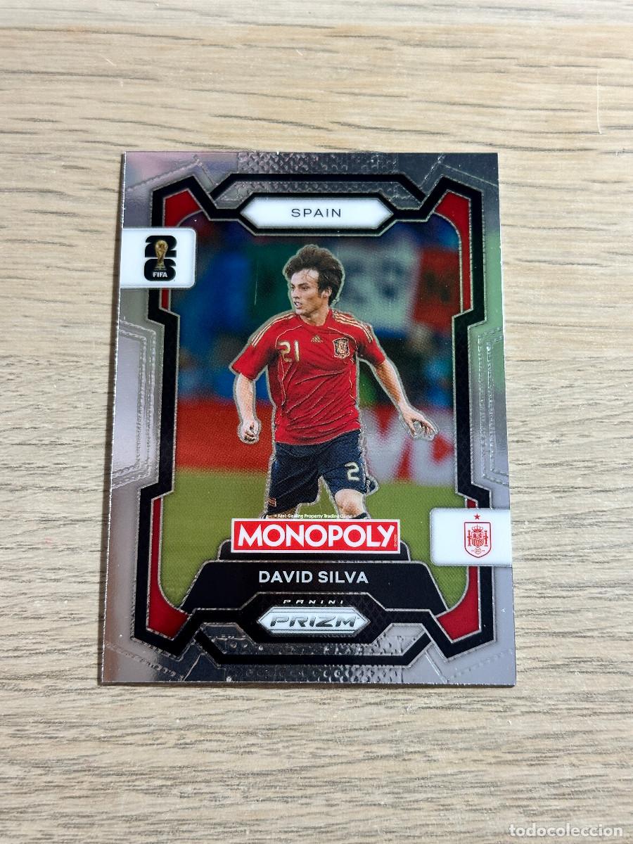 Cromos de Futebol: DAVID SILVA 42 ESPA&Ntilde;A WORLD CUP 2026 PANINI PRIZM MONOPOLY