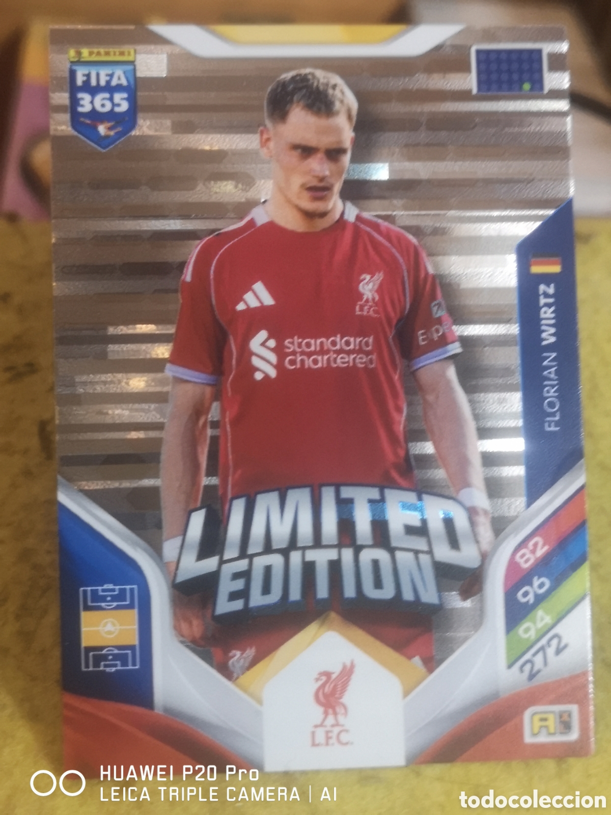 Cromos de Futebol: ADRENALYN 2026 - FIFA 365 / LIMITED EDITION - FLORIAN WIRTZ - LIVERPOOL