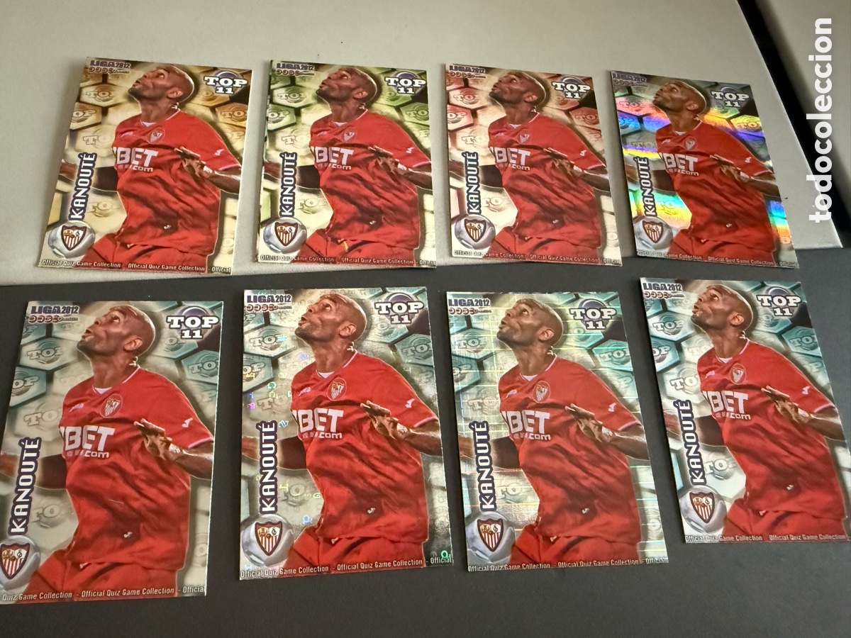 Cromos de Futebol: MUNDICROMO 2012. n635. Top 11. KANOUTE. 8 cromos diferentes