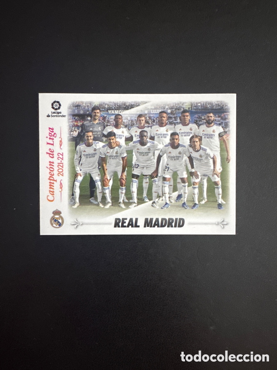 Football Stickers: CUADRO DE HONOR REAL MADRID NUMERO 1 LIGA ESTE 2022 2023