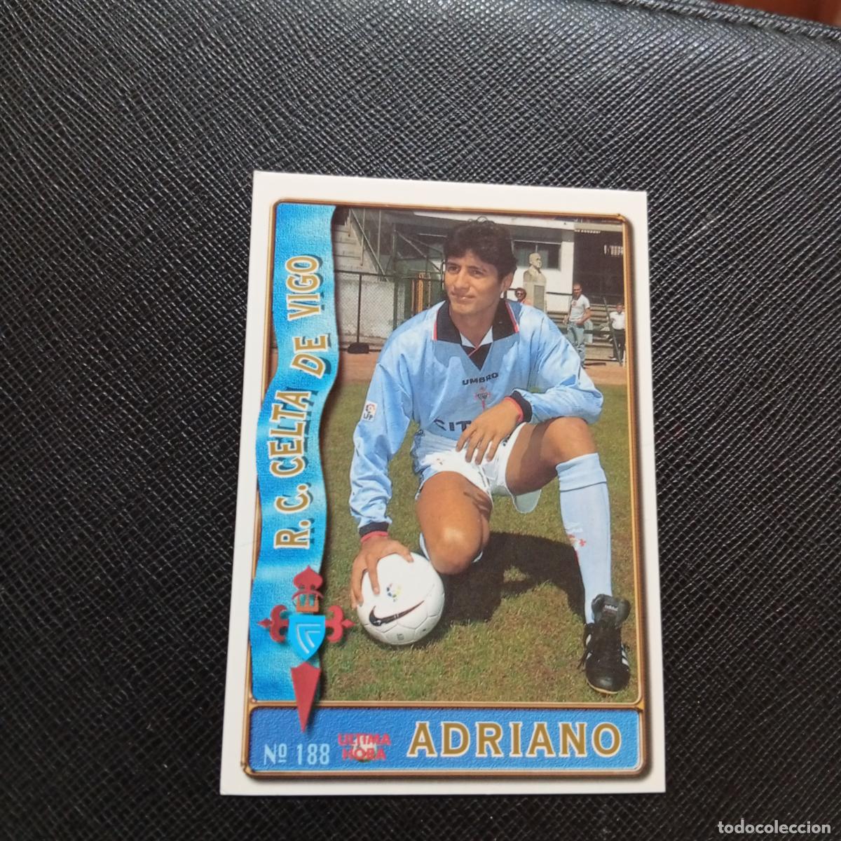 Cromos de F&uacute;tbol: 188 ADRIANO CELTA MUNDICROMO 1996 1997 CROMO FUTBOL LIGA 96 97 - A207 PG228 ULTIMA HORA