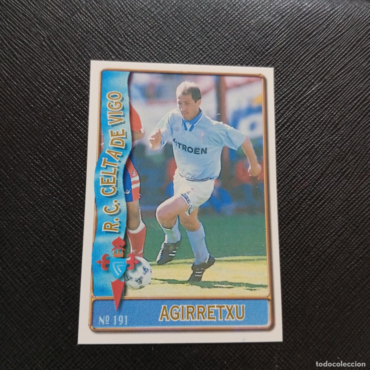 Cromos de F&uacute;tbol: 191 AGUIRRETXU CELTA MUNDICROMO 1996 1997 CROMO FUTBOL LIGA 96 97 - A207 PG228
