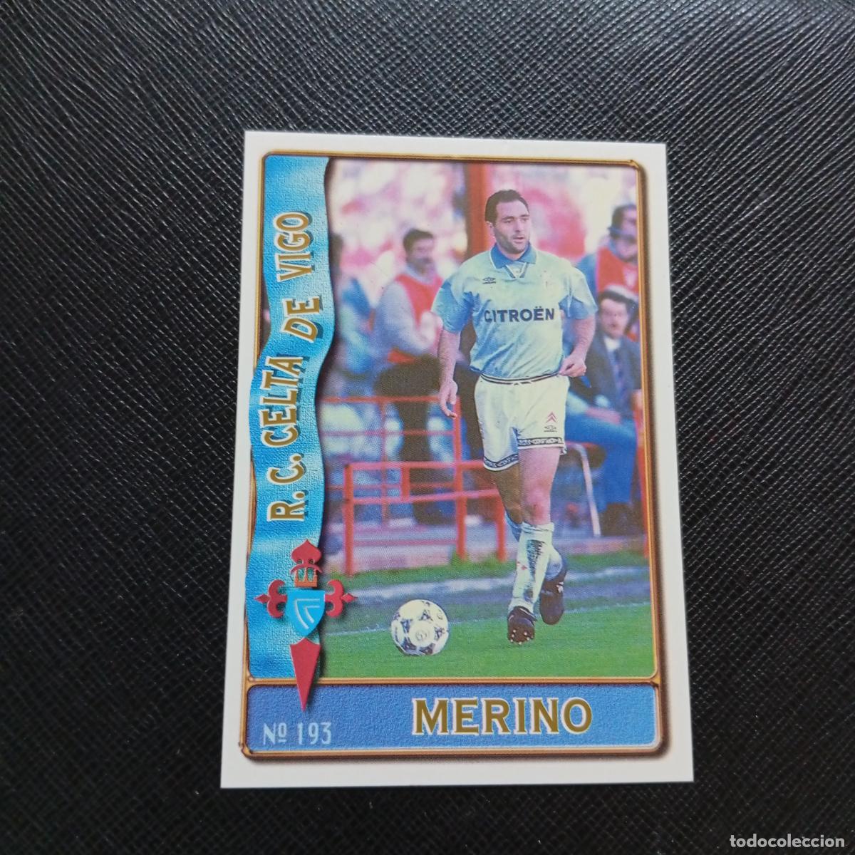 Cromos de F&uacute;tbol: 193 MERINO CELTA MUNDICROMO 1996 1997 CROMO FUTBOL LIGA 96 97 - A207 PG228