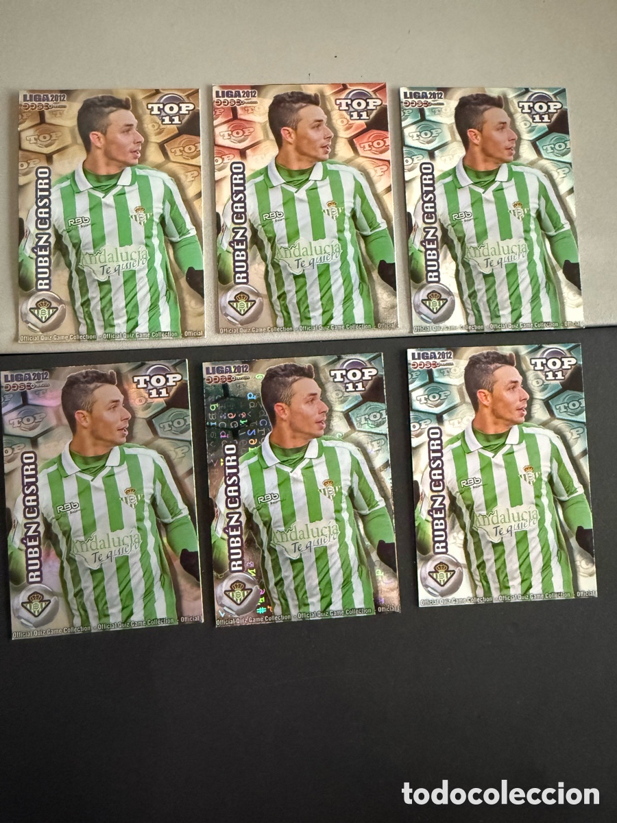 Cromos de F&uacute;tbol: MUNDICROMO 2012. n 638. Top 11. RUB&Eacute;N CASTRO. 6 cromos diferentes