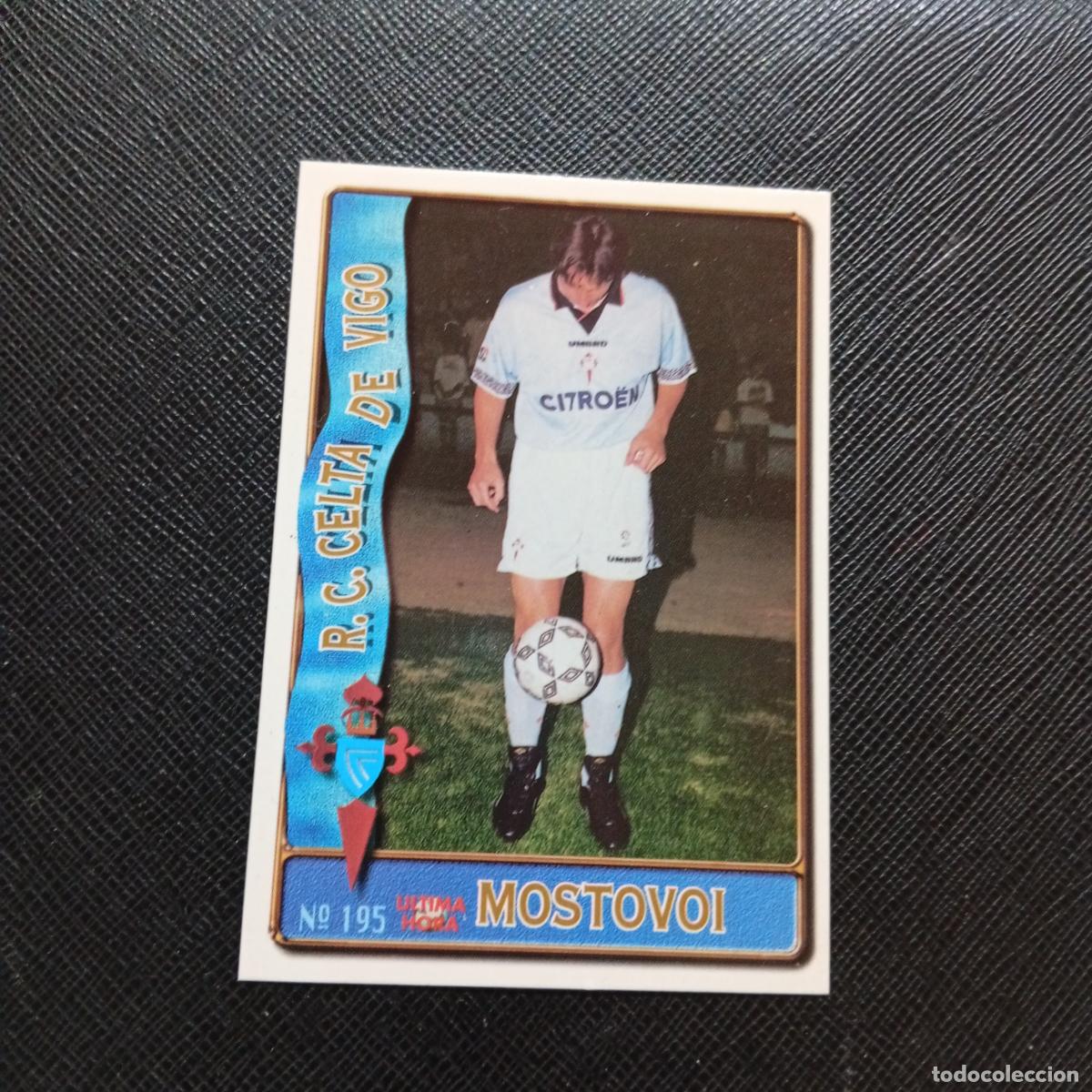 Cromos de F&uacute;tbol: 195 MOSTOVOI CELTA MUNDICROMO 1996 1997 CROMO FUTBOL LIGA 96 97 - A207 PG228 ULTIMA HORA