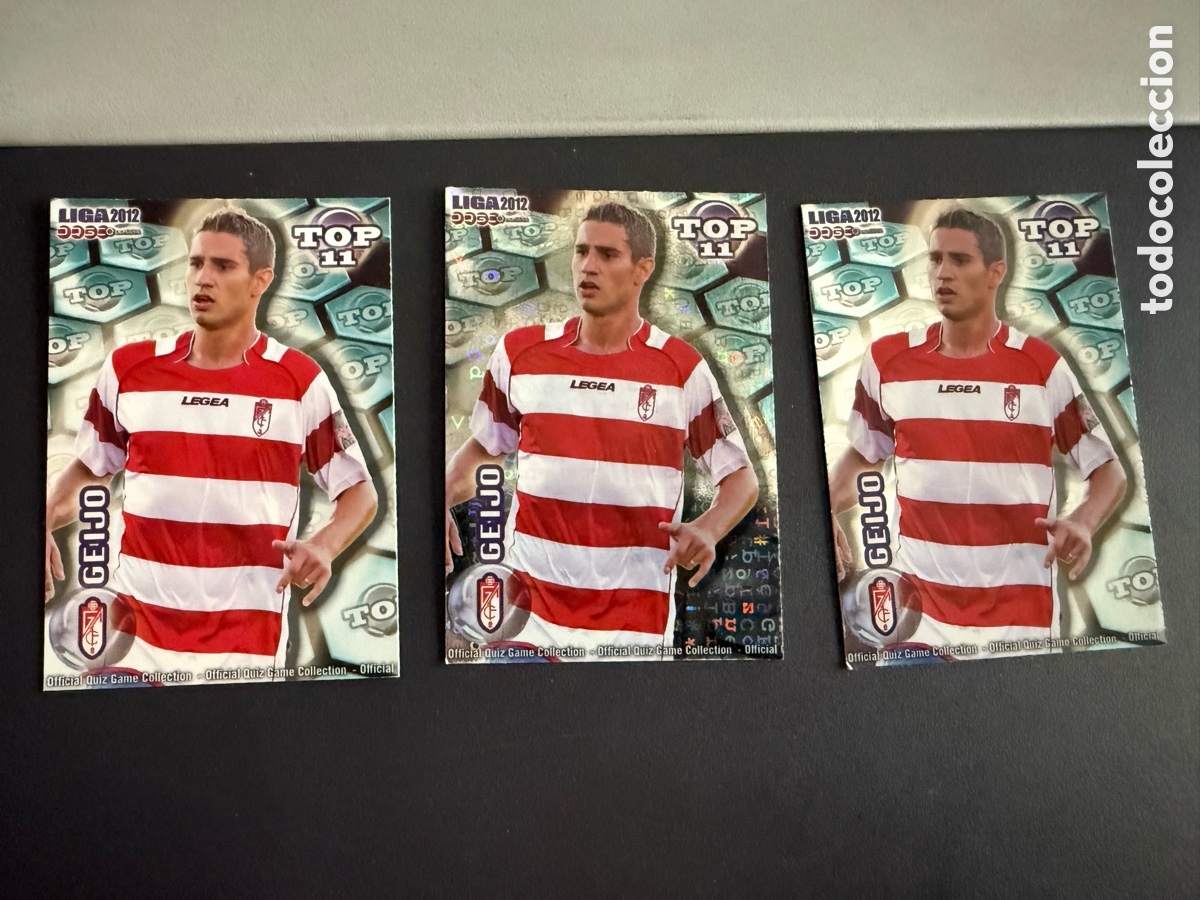 Cromos de F&uacute;tbol: MUNDICROMO 2012. n 639. Top 11 GEIJO. 3 cromos diferentes.