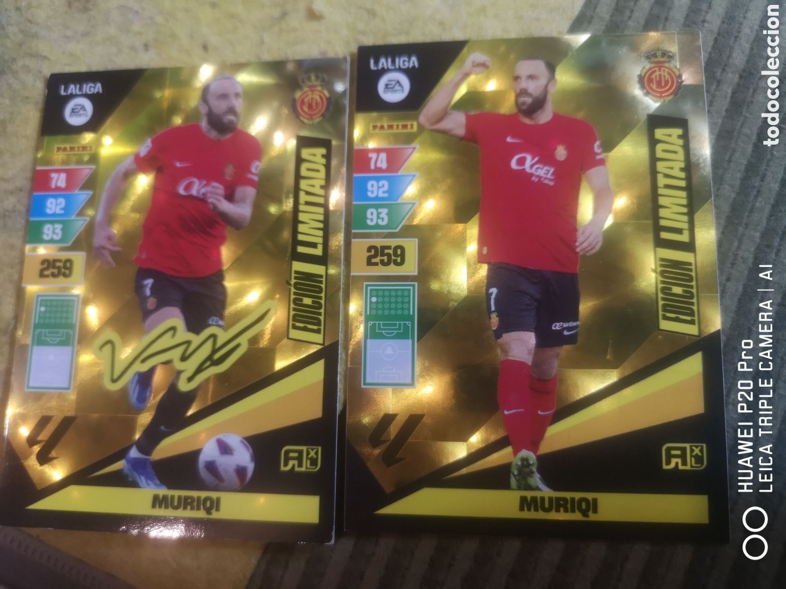 Football Stickers: ADRENALYN 2023 2024 MURIQI EDICION LIMITADA FIRMADA - MALLORCA
