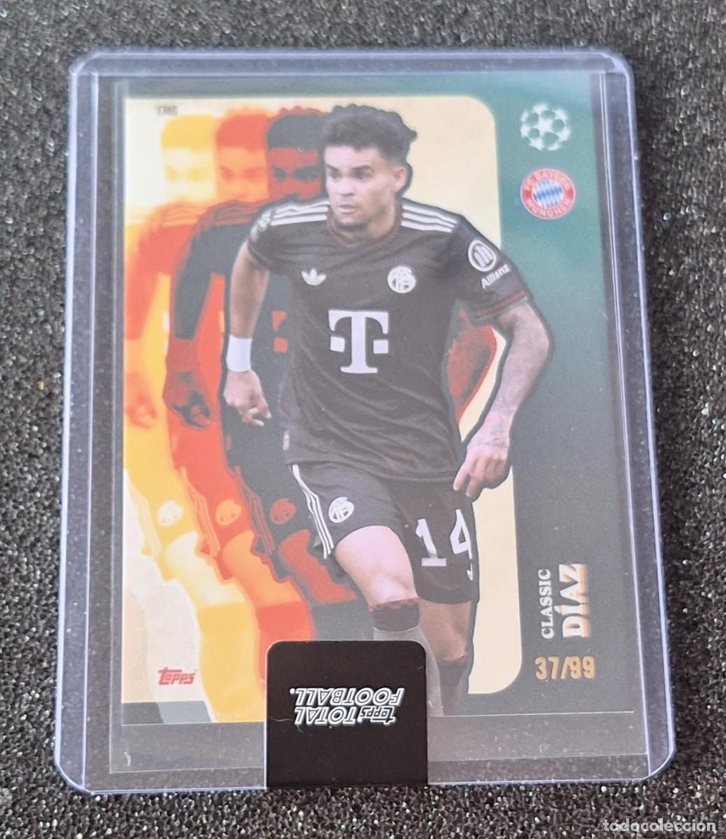 Cromos de F&uacute;tbol: Luis Diaz Bayern Munich Topps Total Football 37/99 Classic