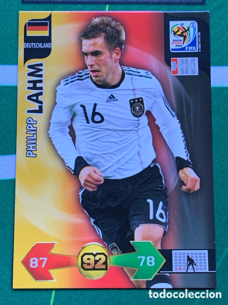 Cromos de F&uacute;tbol: 88 Philipp Lahm Deutschland Base card ADRENALYN XL MUNDIAL SOUTH AFRICA 2010 FIFA WORLD CUP PANINI