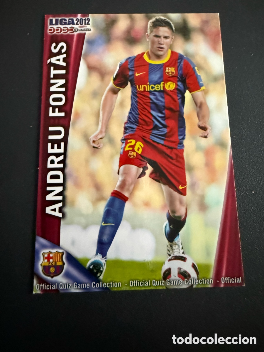 Cromos de F&uacute;tbol: MUNDICROMO 2012. n 643. ANDREU FONTAS. UH