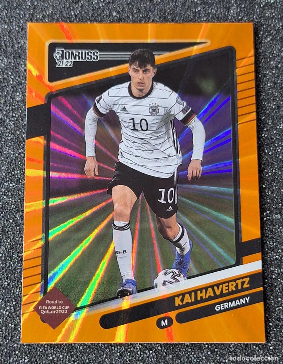 Cromos de F&uacute;tbol: Kai Havertz Alemania Panini Donruss Soccer 2021-22 #67 Orange Laser Holo